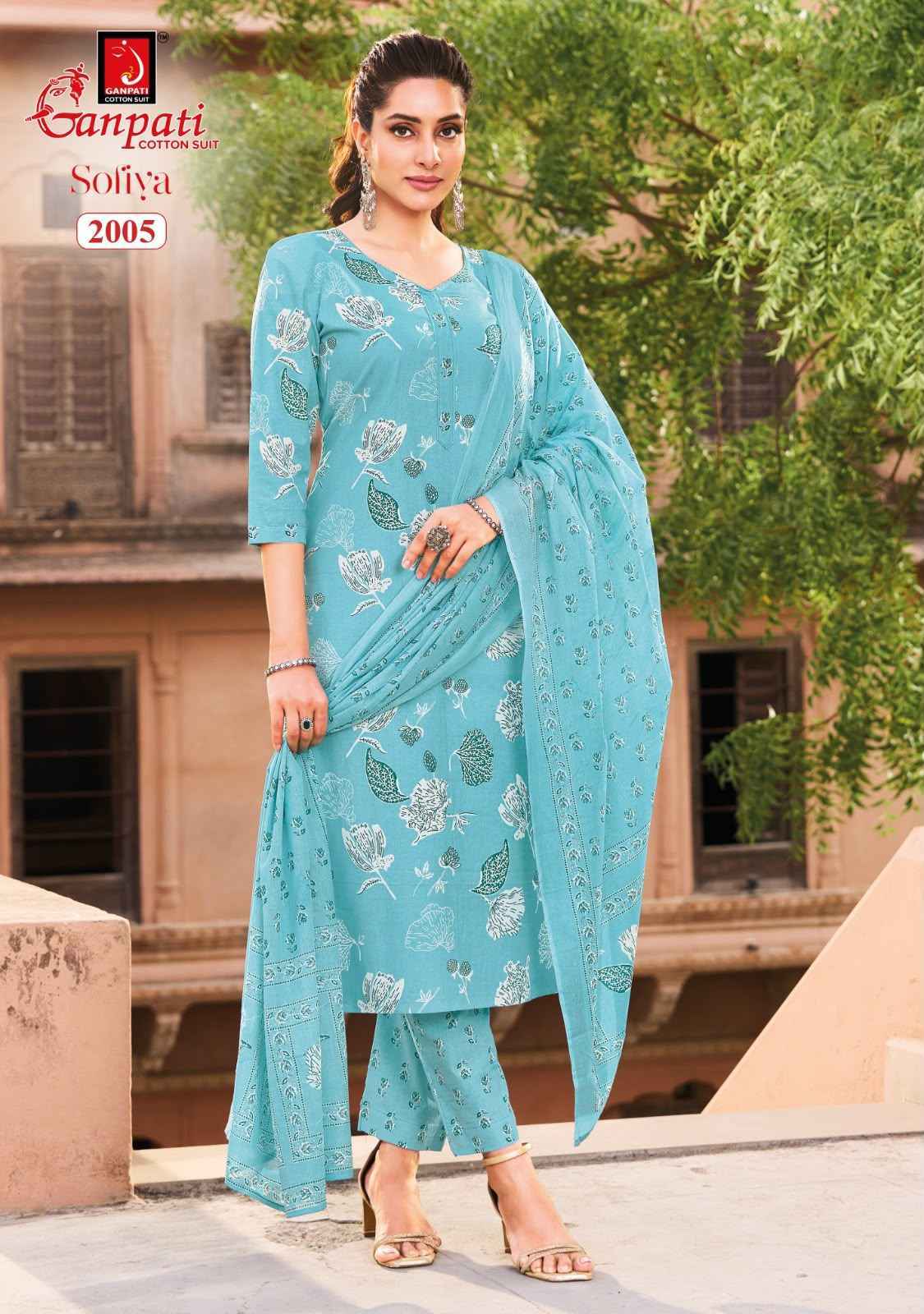 Ganpati Sofiya Vol 2 Readymade Cotton Suit _ Wholesale Factory Rate ( 12 Pcs Catalog )