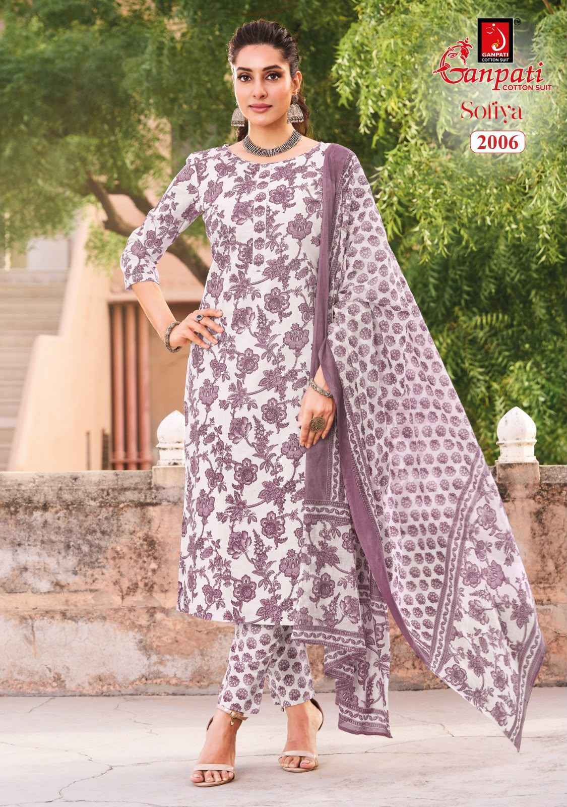 Ganpati Sofiya Vol 2 Readymade Cotton Suit _ Wholesale Factory Rate ( 12 Pcs Catalog )