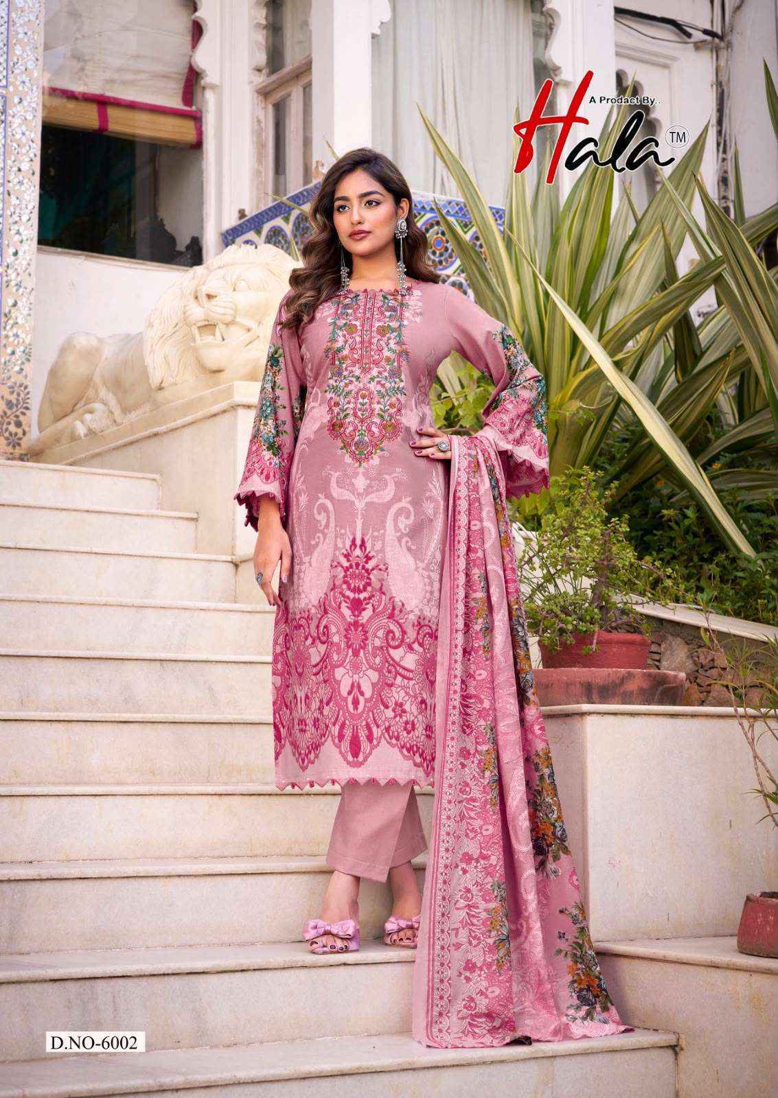 Hala Aayat Vol 6 Fancy Cotton Unstitch Dress _ Wholesale Factory Rate ( 8 Pcs Catalog )