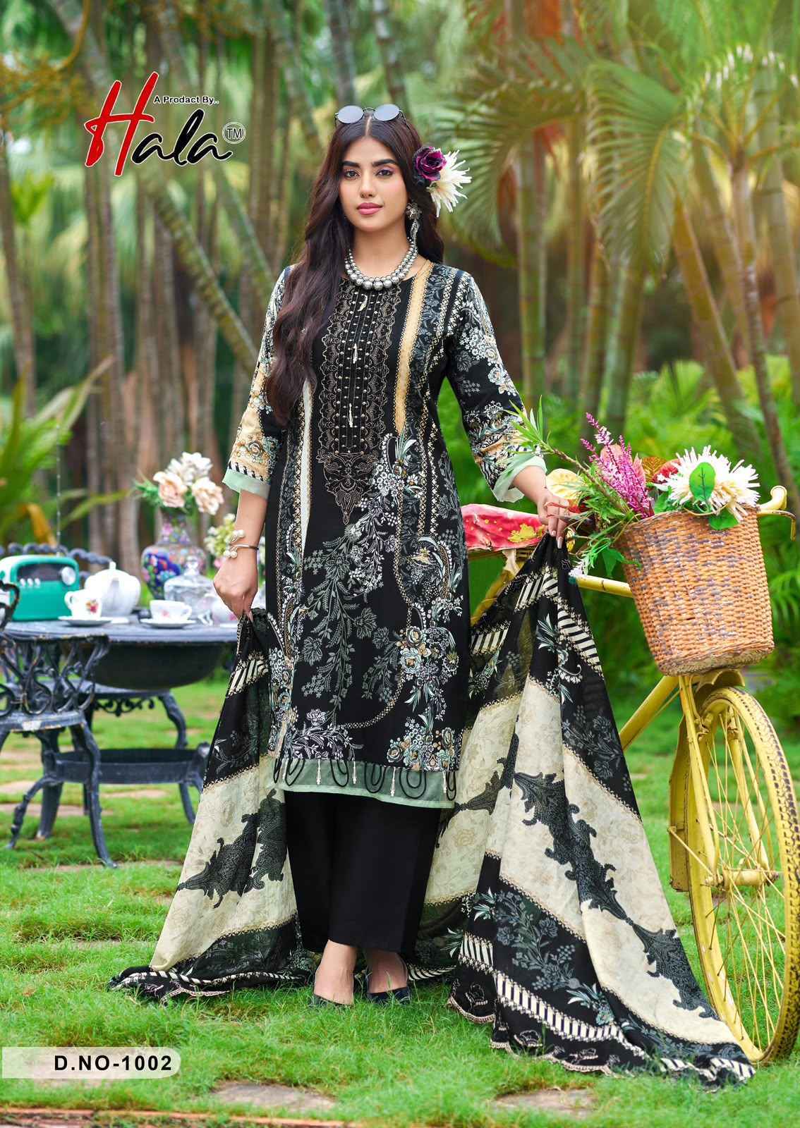 Hala Needle Wonder Lawn Cotton Dress Material _ Wholesale Factory Rate ( 8 Pcs Catalog )