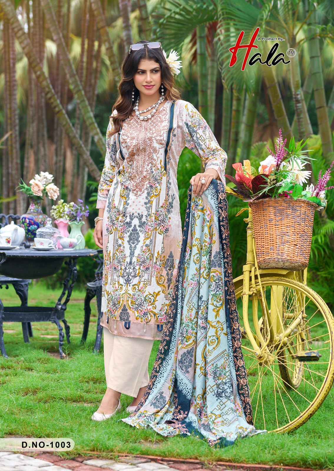 Hala Needle Wonder Lawn Cotton Dress Material _ Wholesale Factory Rate ( 8 Pcs Catalog )