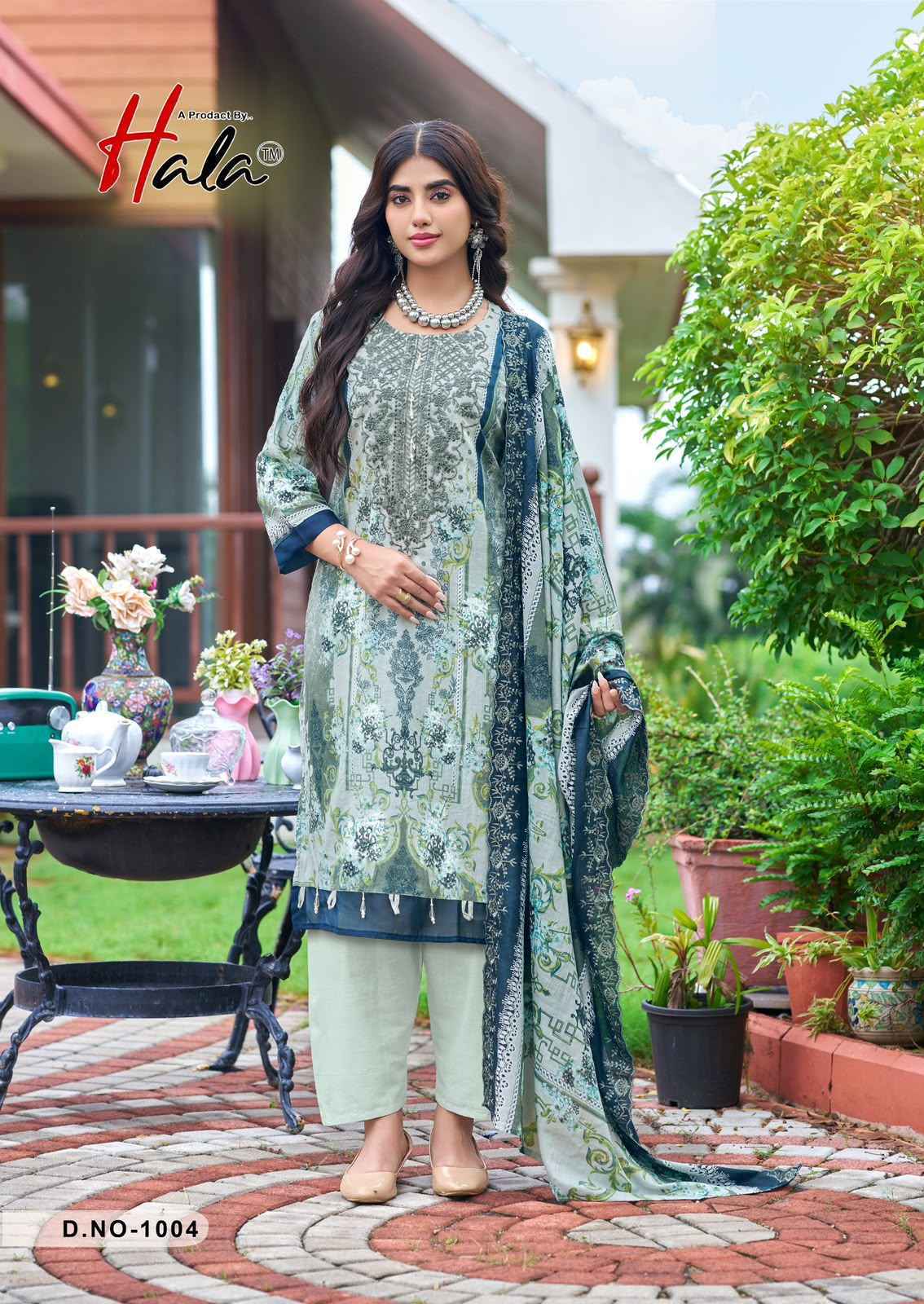 Hala Needle Wonder Lawn Cotton Dress Material _ Wholesale Factory Rate ( 8 Pcs Catalog )