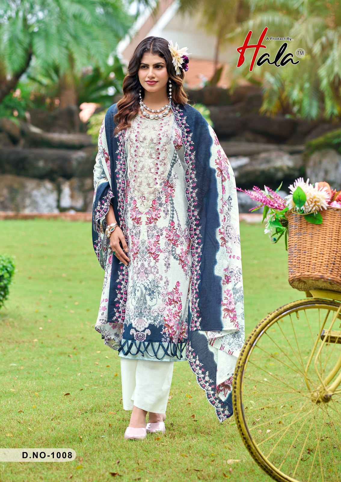 Hala Needle Wonder Lawn Cotton Dress Material _ Wholesale Factory Rate ( 8 Pcs Catalog )