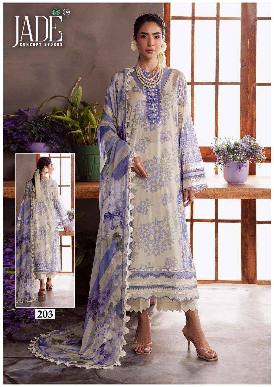 Jade Chevron Vol 21 Pakistani Print Cotton Dress Material _ Wholesale Factory Rate ( 6 Pcs Catalog )