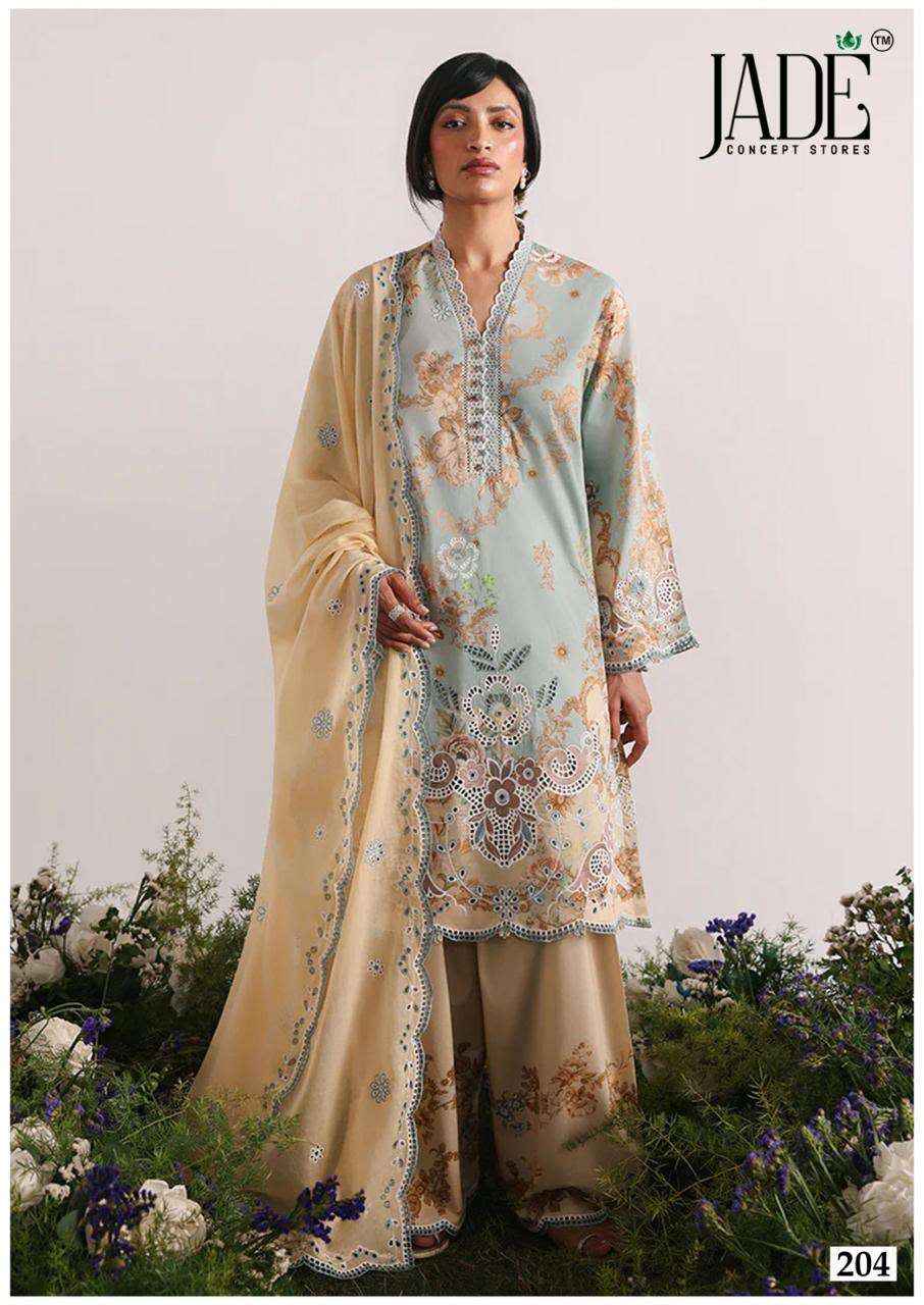Jade Chevron Vol 21 Pakistani Print Cotton Dress Material _ Wholesale Factory Rate ( 6 Pcs Catalog )