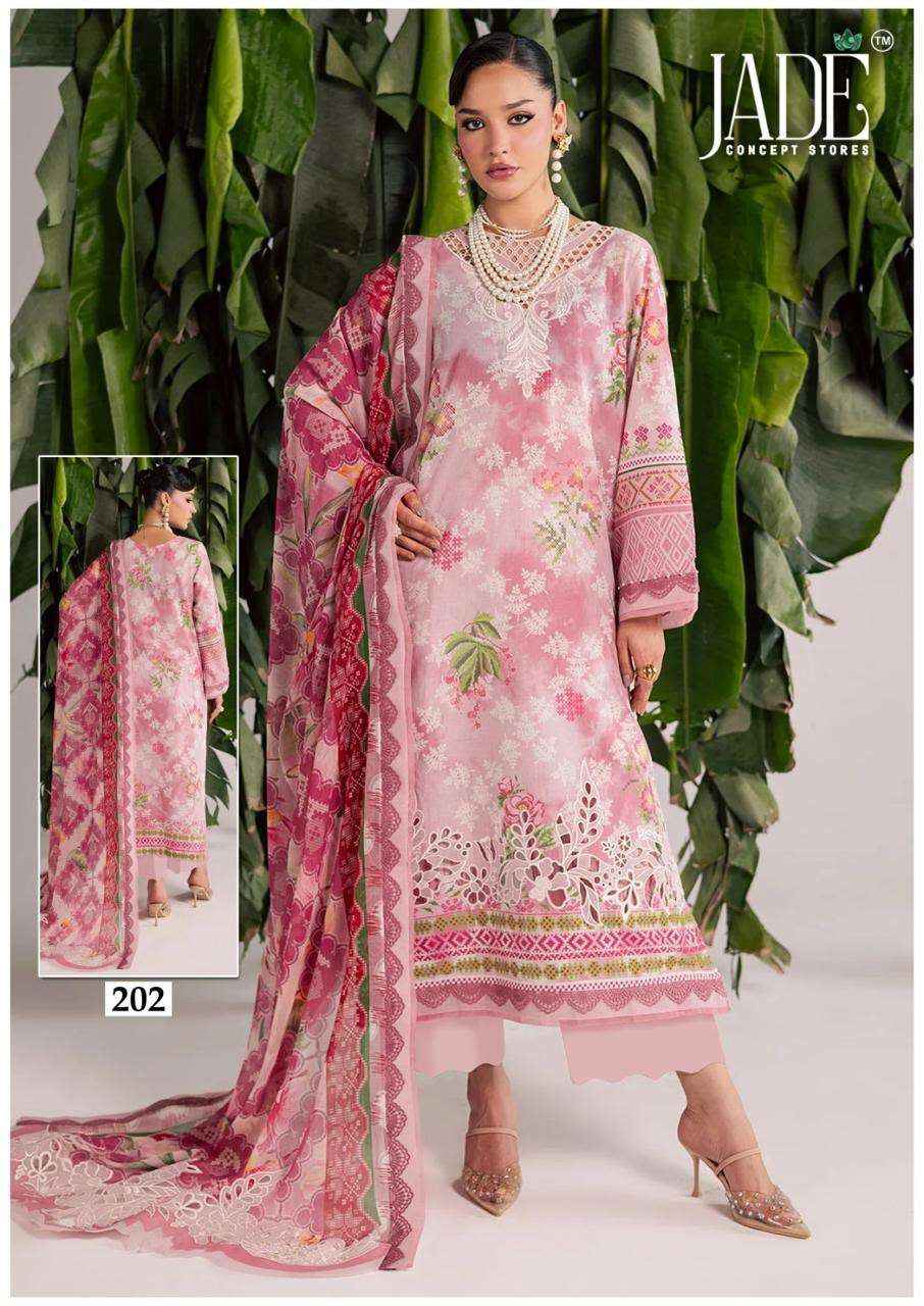 Jade Chevron Vol 21 Pakistani Print Cotton Dress Material _ Wholesale Factory Rate ( 6 Pcs Catalog )