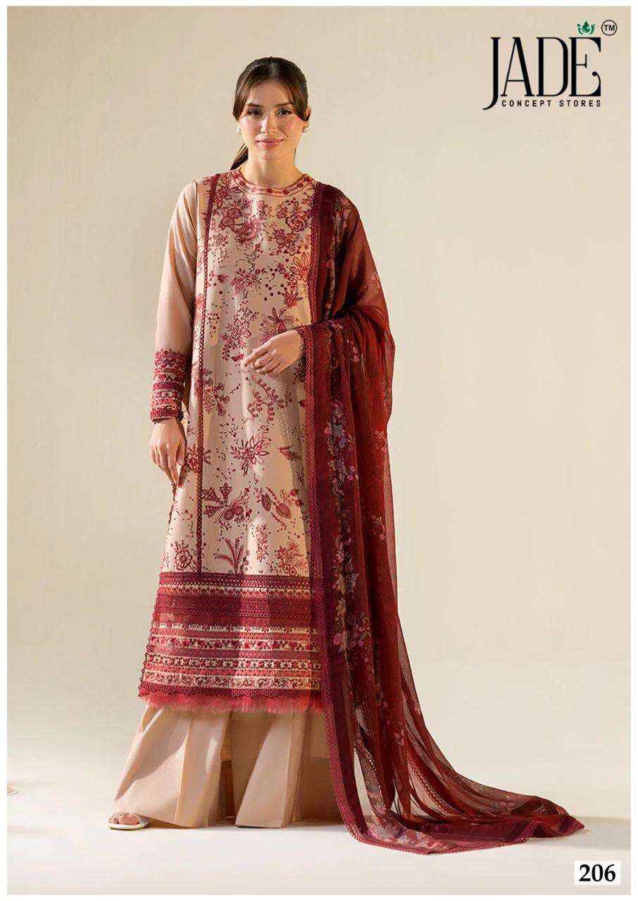 Jade Chevron Vol 21 Pakistani Print Cotton Dress Material _ Wholesale Factory Rate ( 6 Pcs Catalog )