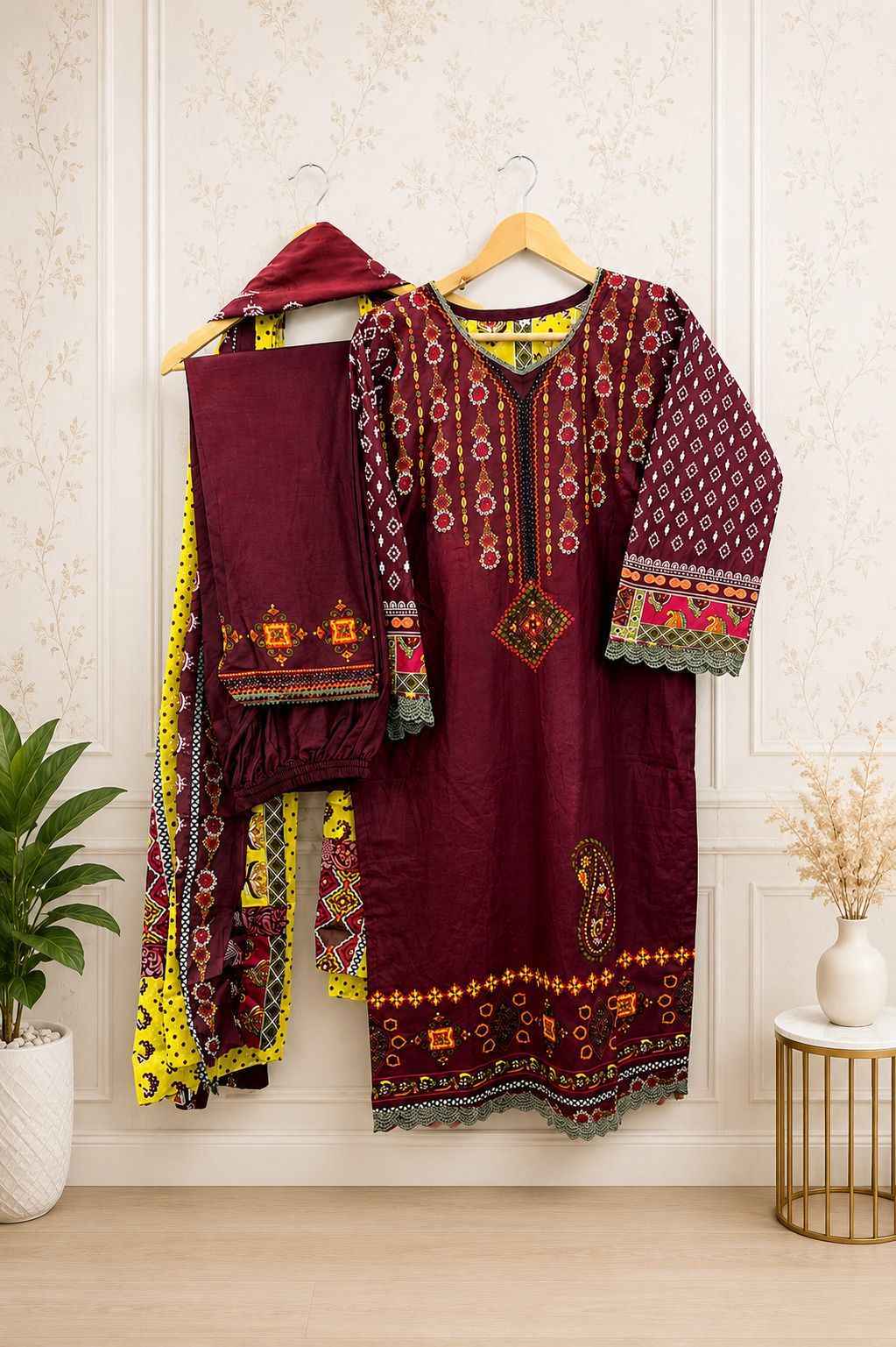 Jade Crimsons Vol 18 Cambric Cotton Readymade Suits Wholesale Price ( 6 pc Catalog )