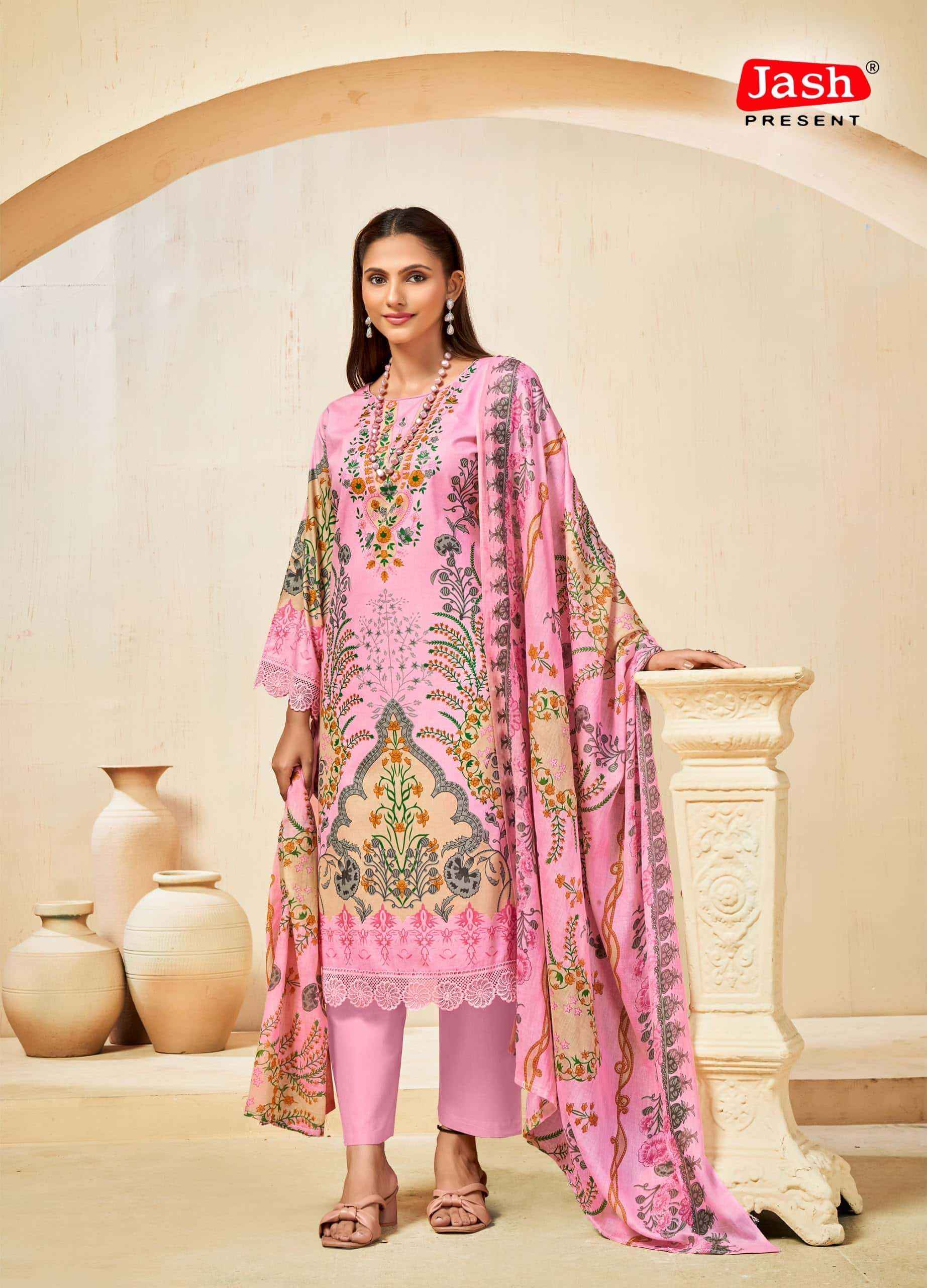 Jash Bellisha Vol 16 Pakistani Print Cotton Dress Material _ Wholesale Factory Rate ( 10 Pcs Catalog )