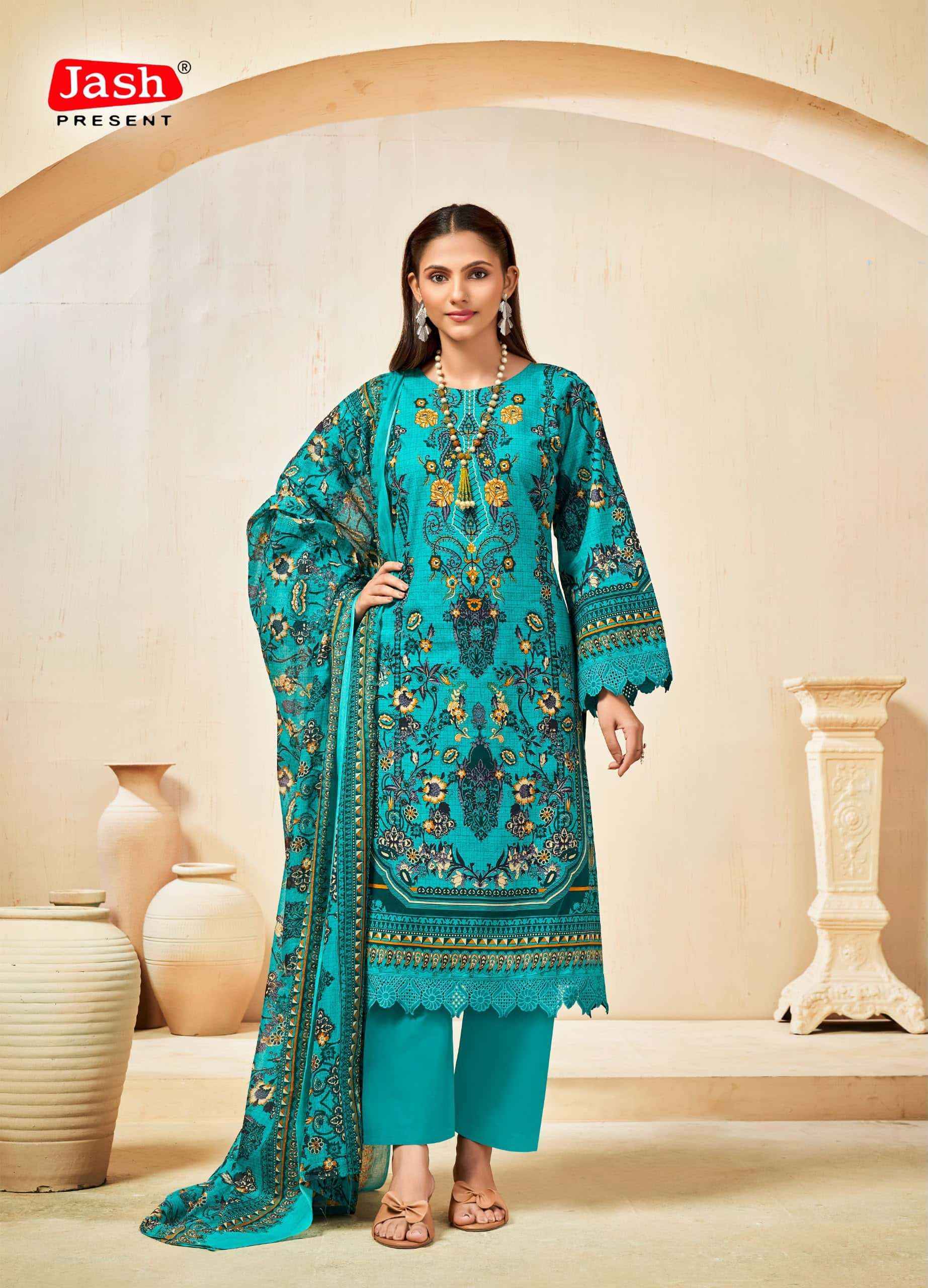 Jash Bellisha Vol 16 Pakistani Print Cotton Dress Material _ Wholesale Factory Rate ( 10 Pcs Catalog )