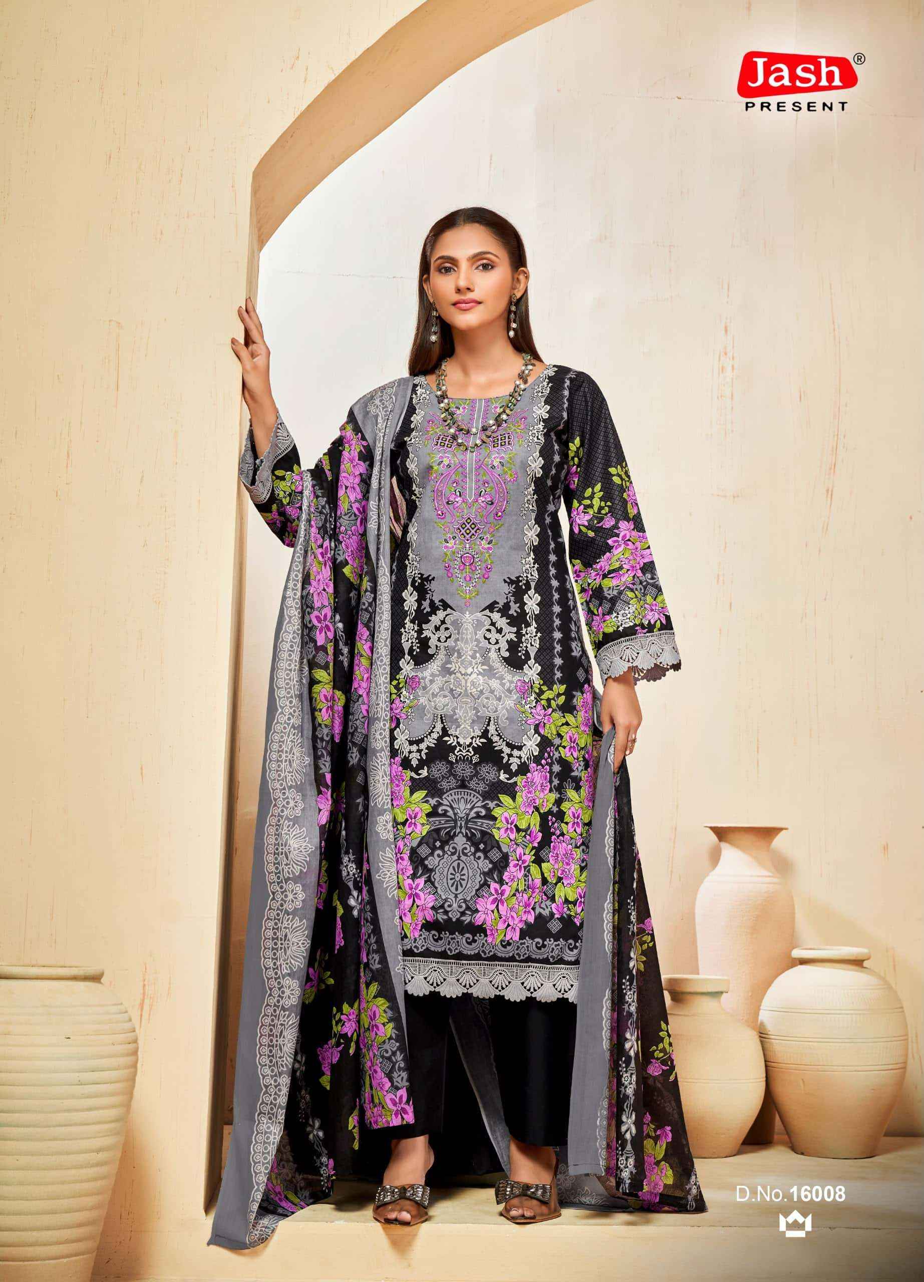Jash Bellisha Vol 16 Pakistani Print Cotton Dress Material _ Wholesale Factory Rate ( 10 Pcs Catalog )