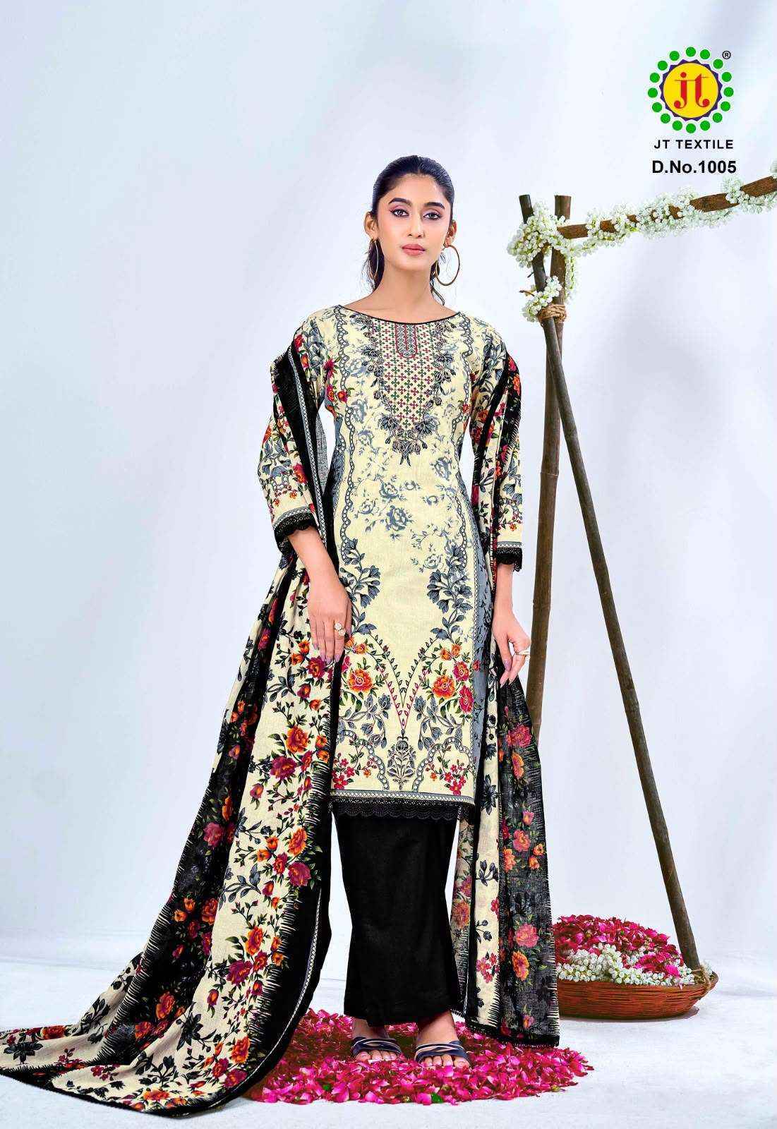 Jt Aafreen Noor Vol 1 Cotton Dress Material - Ladies Suits Wholesale Price ( 6 pcs Catalog )
