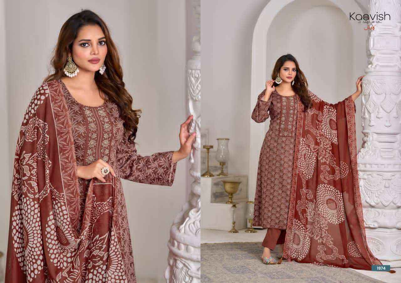 Kaavish Skyline Pure Jam Silk Digital Printed Salwar Kameez _ Surat Wholesale Market Price ( 4 Pcs Catalog )