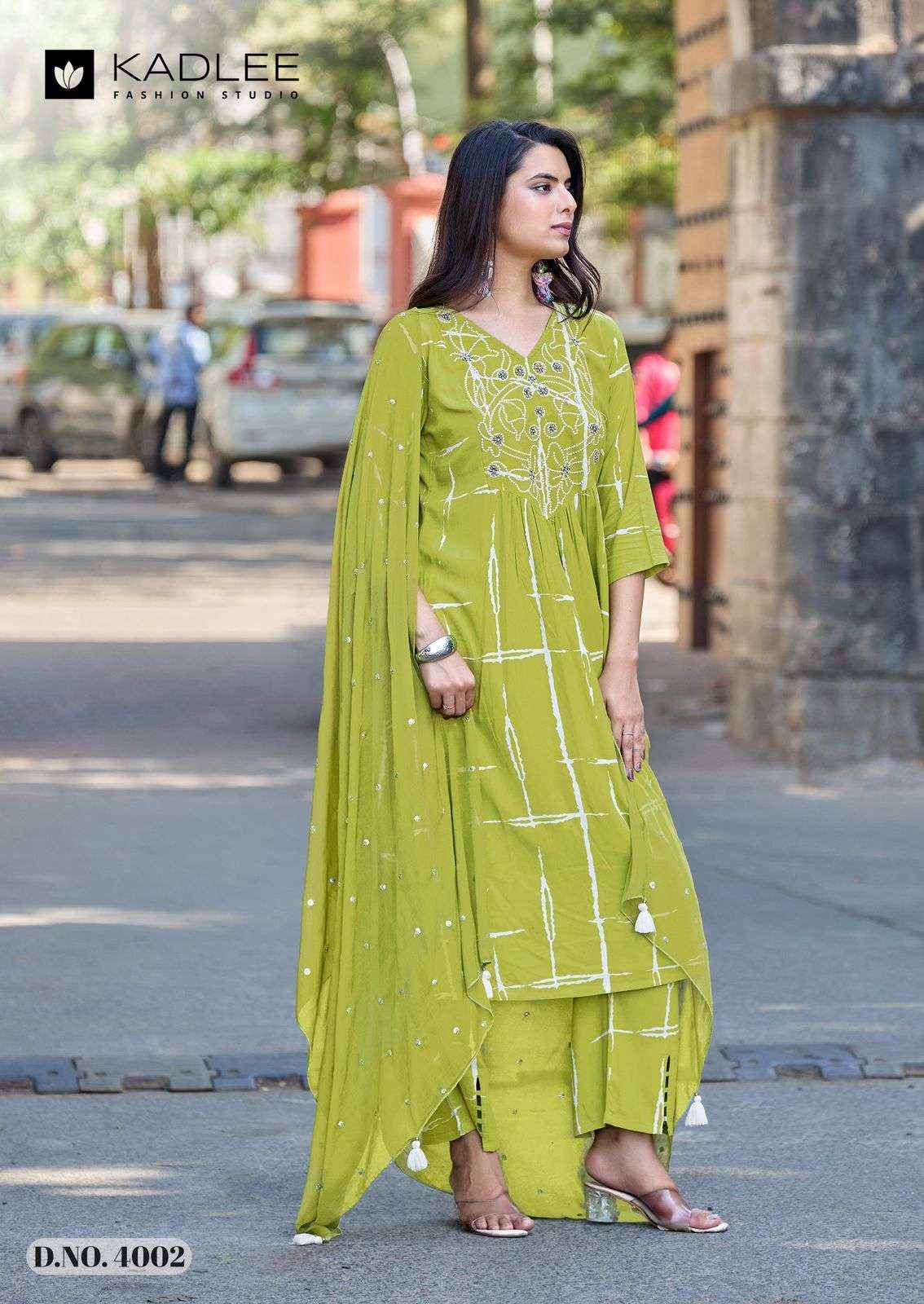 Kadlee Rimzim Readymade Fancy 3 Piece Pair Catalog _ Wholesale Factory Rate ( 4 Pcs Catalog )