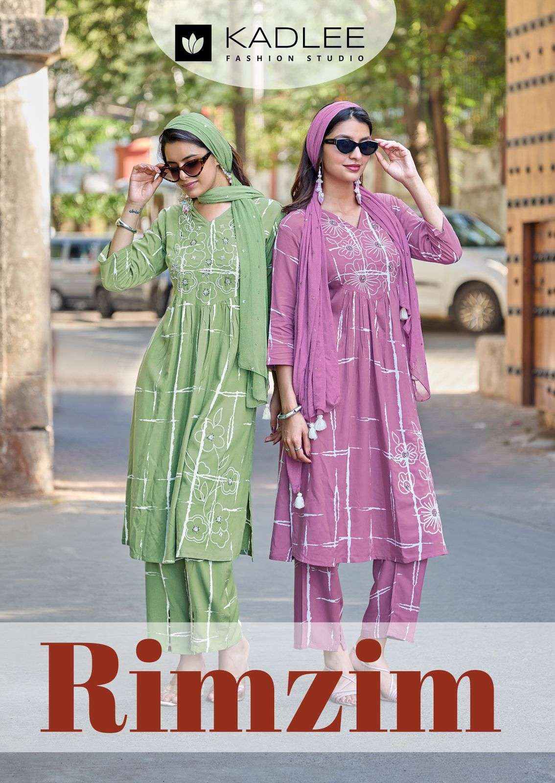Kadlee Rimzim Readymade Fancy 3 Piece Pair Catalog _ Wholesale Factory Rate ( 4 Pcs Catalog )