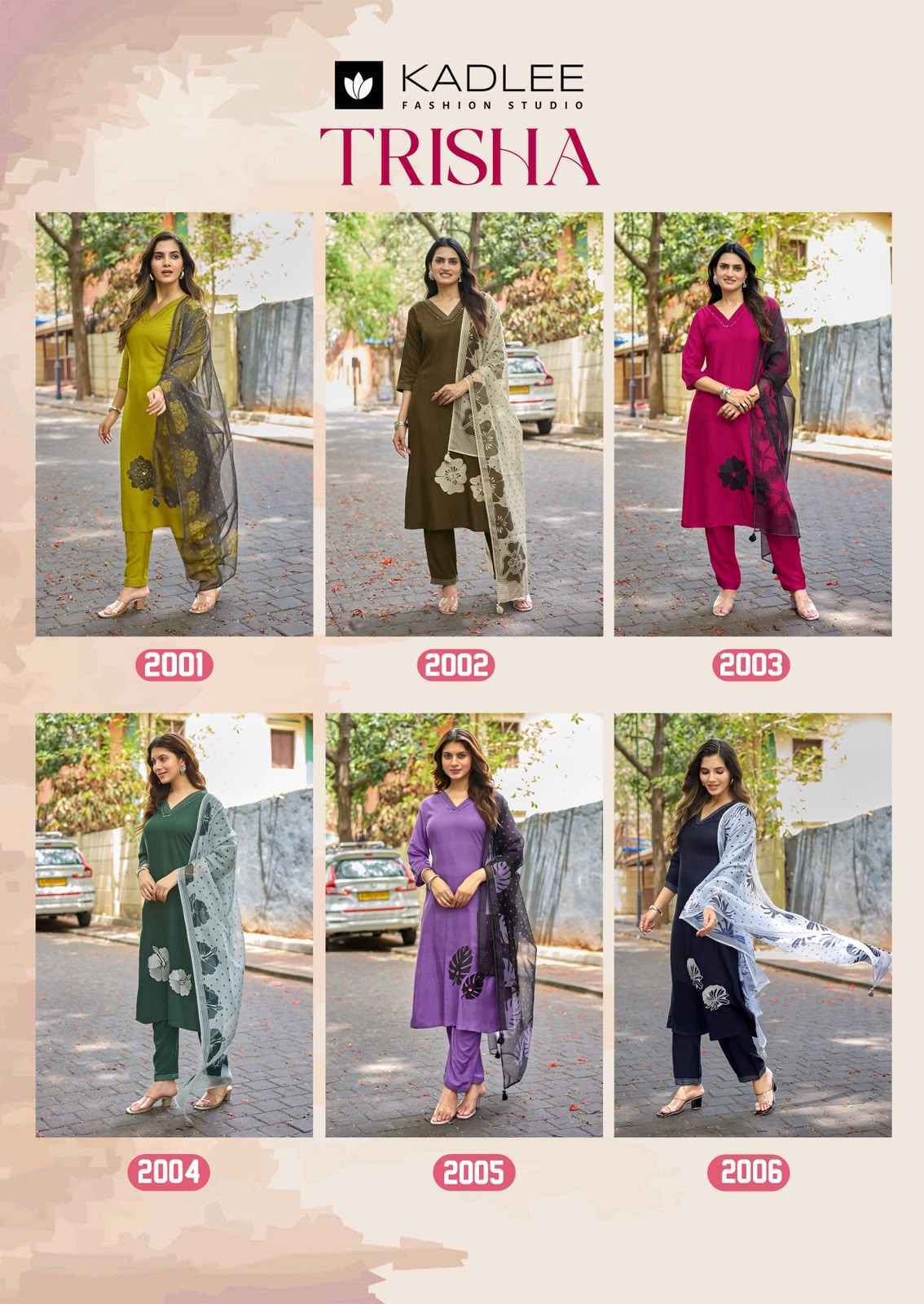 Kadlee Trisha Rayon Kurti Combo Set Collection Wholesale Rate ( 6 Pcs Catalog )