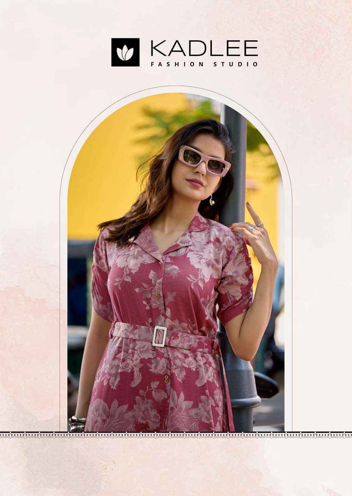 Kadlee Valentine Western Wear Frock Style Kurta Collection _ Wholesale Factory Rate ( 5 Pcs Catalog )