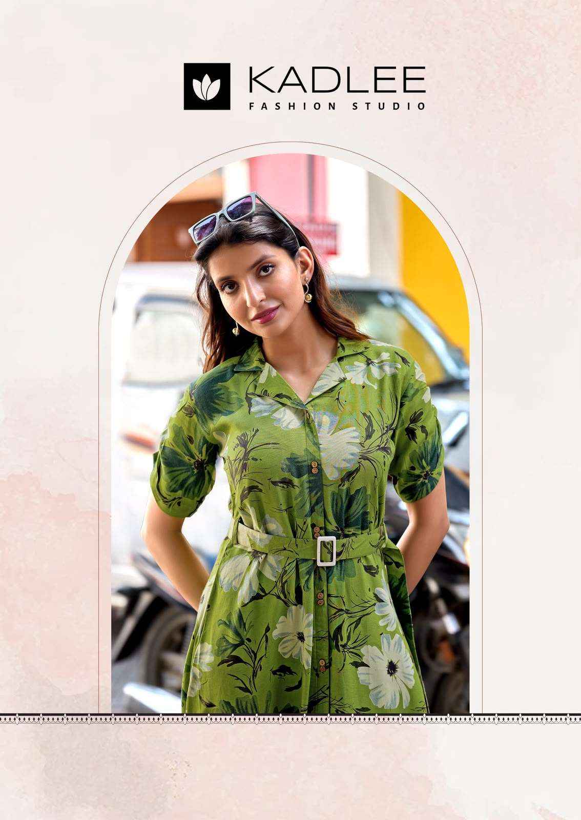 Kadlee Valentine Western Wear Frock Style Kurta Collection _ Wholesale Factory Rate ( 5 Pcs Catalog )