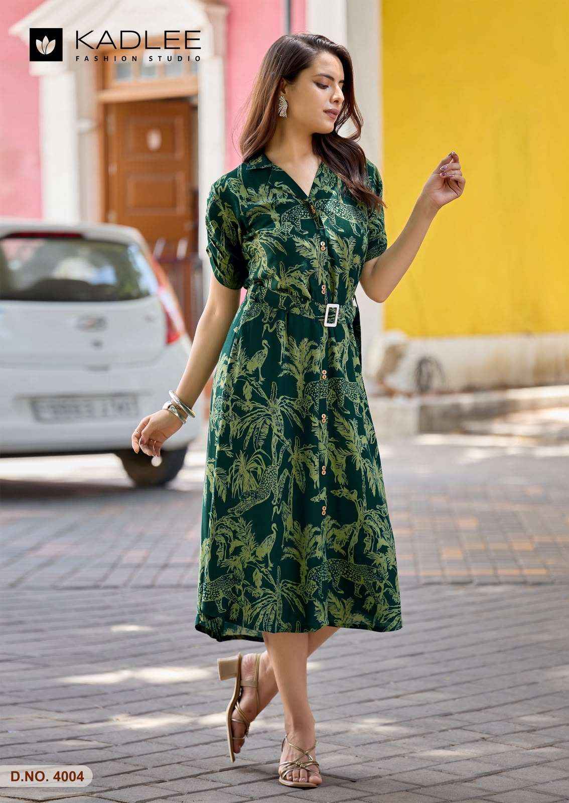 Kadlee Valentine Western Wear Frock Style Kurta Collection _ Wholesale Factory Rate ( 5 Pcs Catalog )