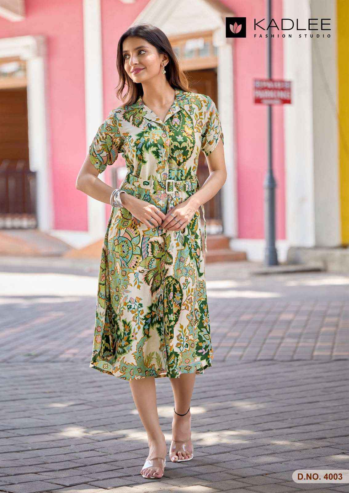 Kadlee Valentine Western Wear Frock Style Kurta Collection _ Wholesale Factory Rate ( 5 Pcs Catalog )
