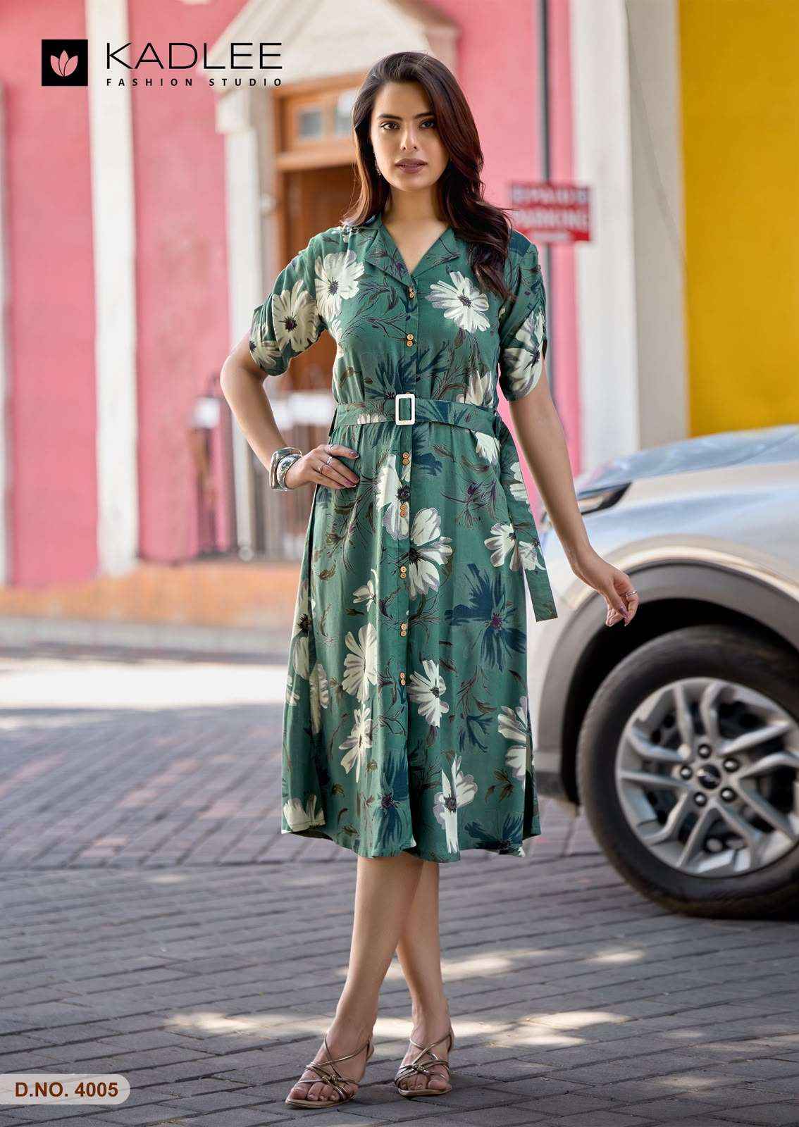 Kadlee Valentine Western Wear Frock Style Kurta Collection _ Wholesale Factory Rate ( 5 Pcs Catalog )