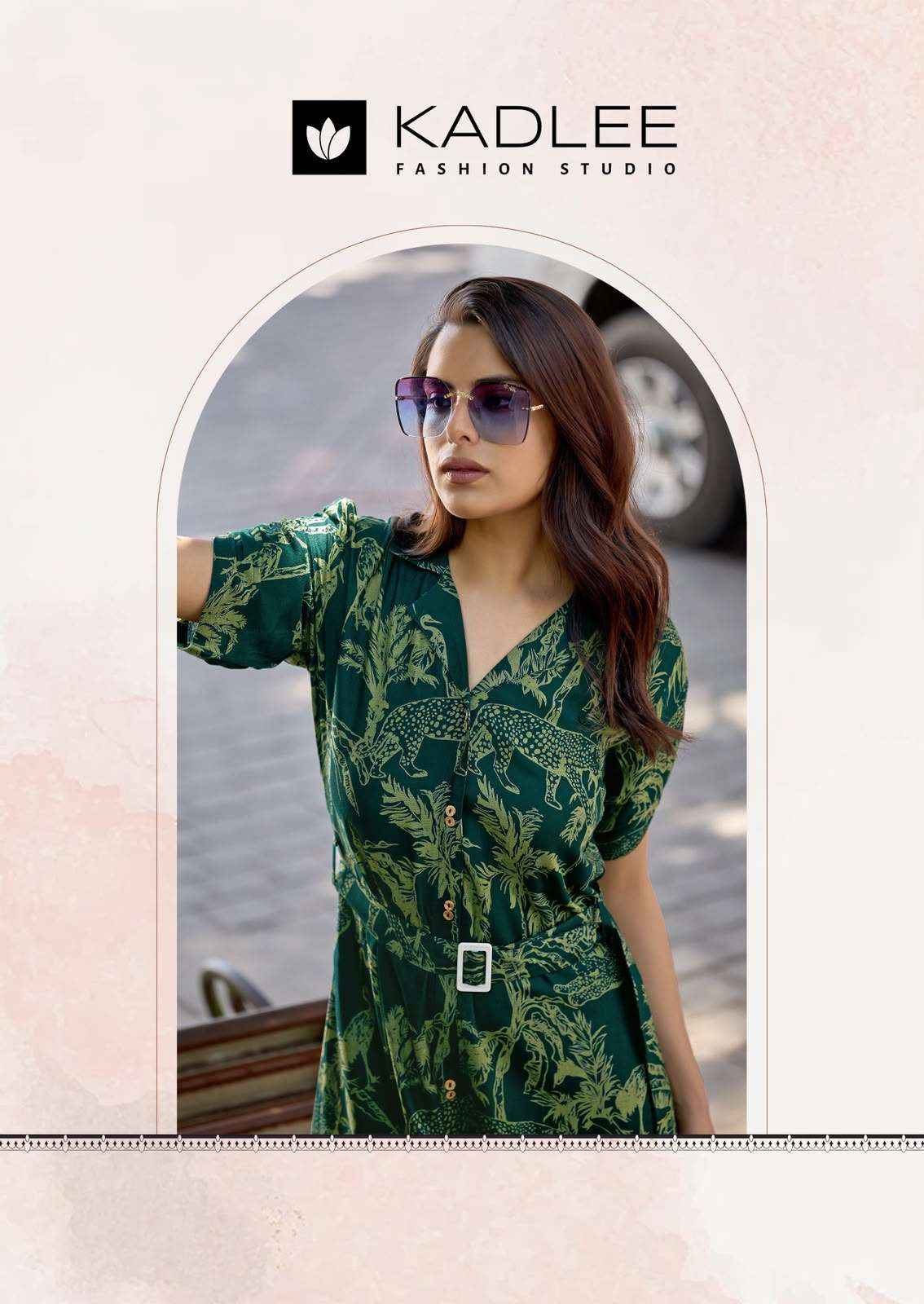 Kadlee Valentine Western Wear Frock Style Kurta Collection _ Wholesale Factory Rate ( 5 Pcs Catalog )