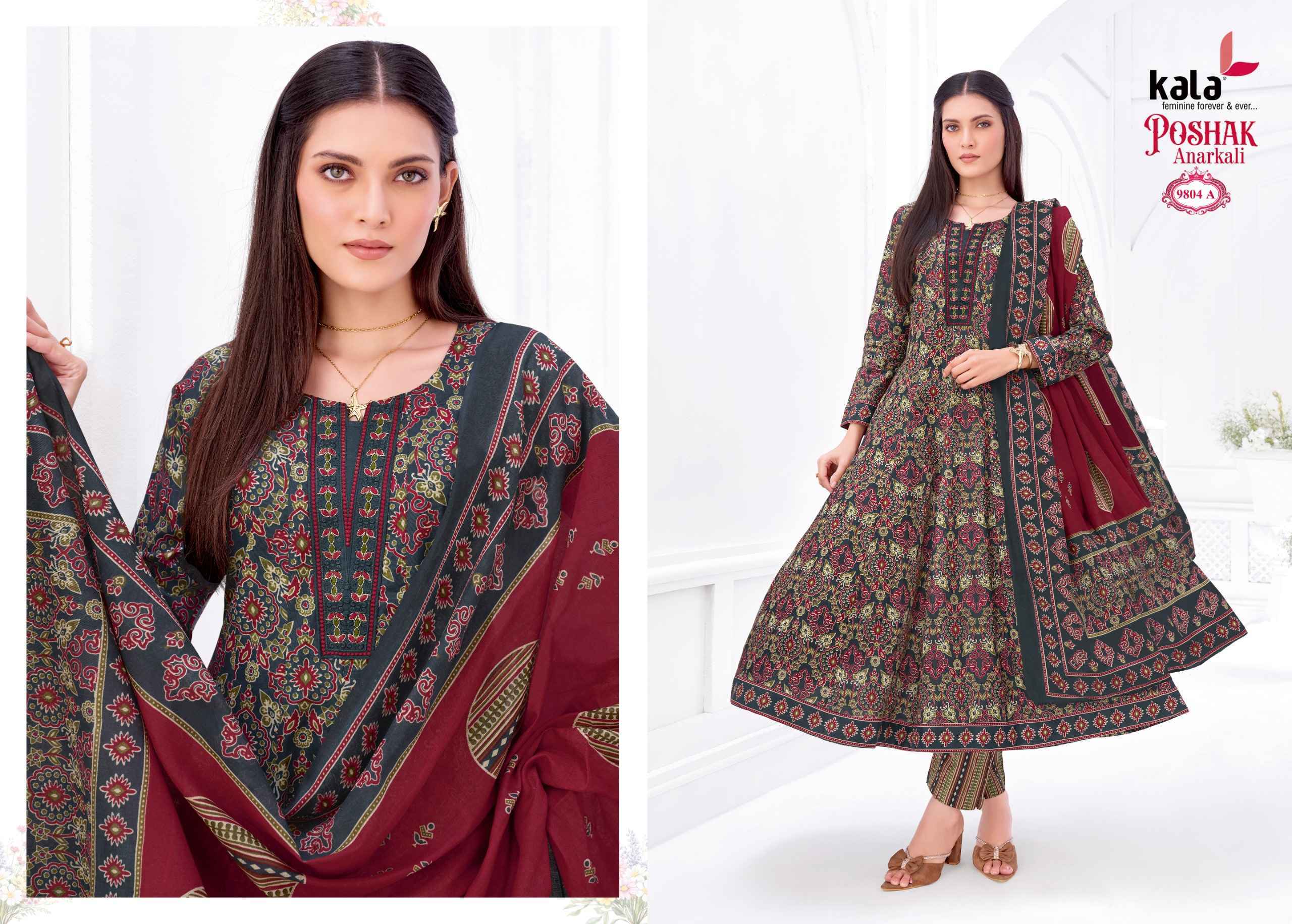 Kala Poshak Anarkali Vol 5 Wholesale | Readymade Cotton Suits Set