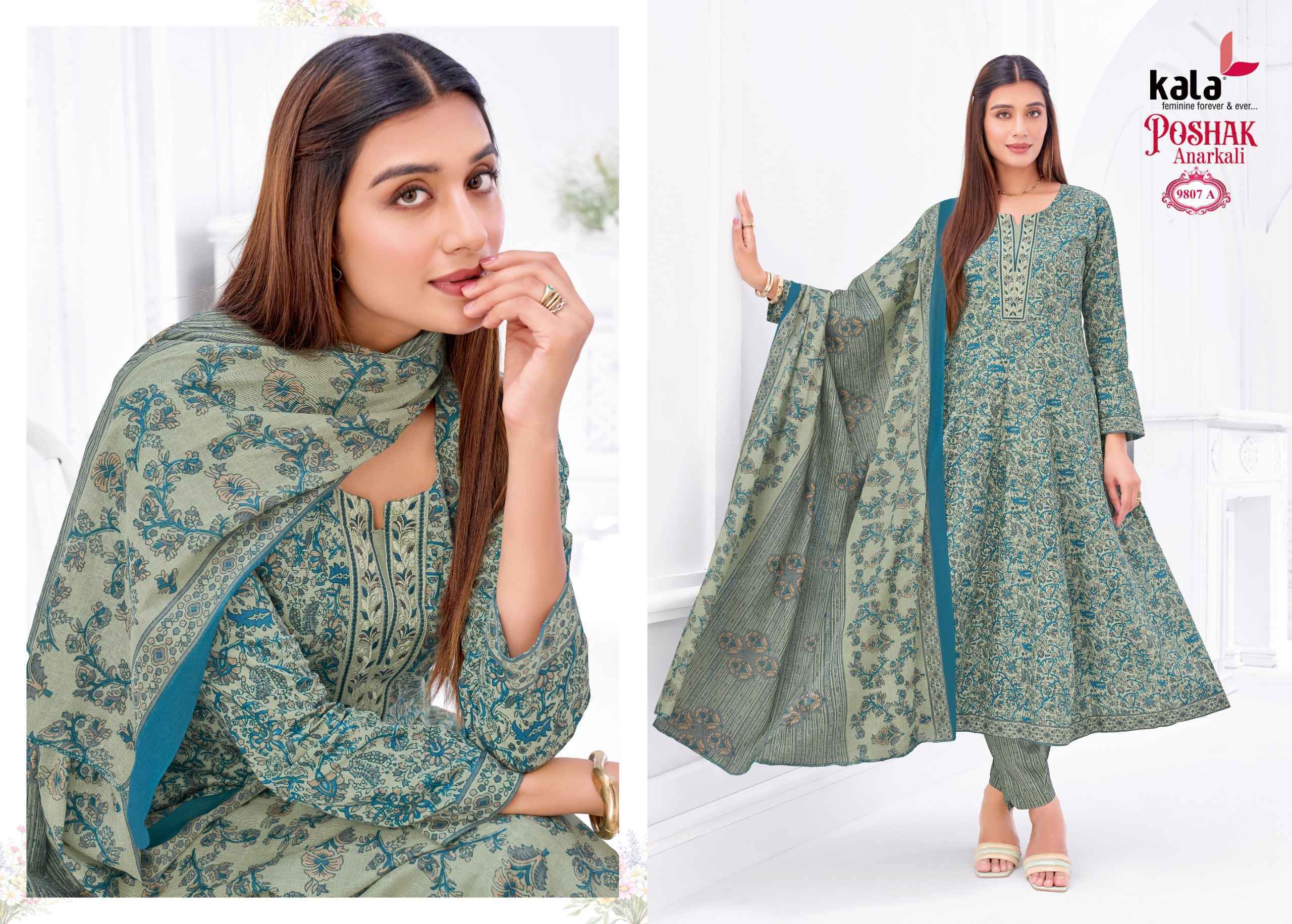 Kala Poshak Anarkali Vol 5 Wholesale | Readymade Cotton Suits Set
