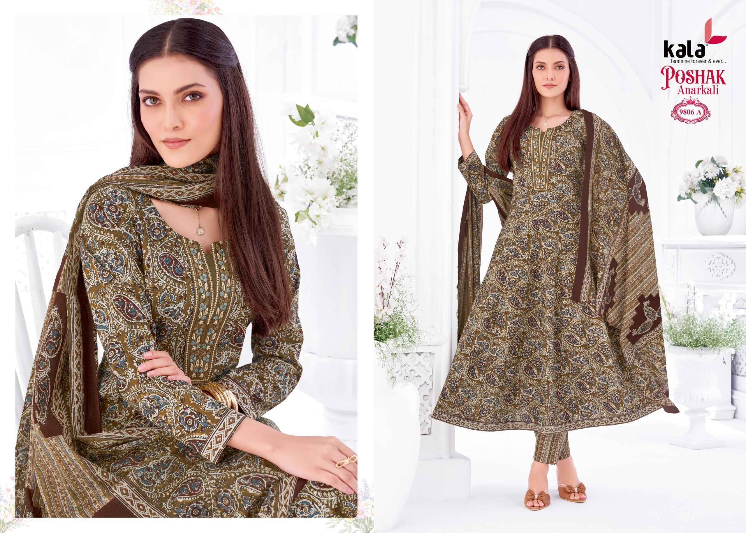 Kala Poshak Anarkali Vol 5 Wholesale | Readymade Cotton Suits Set