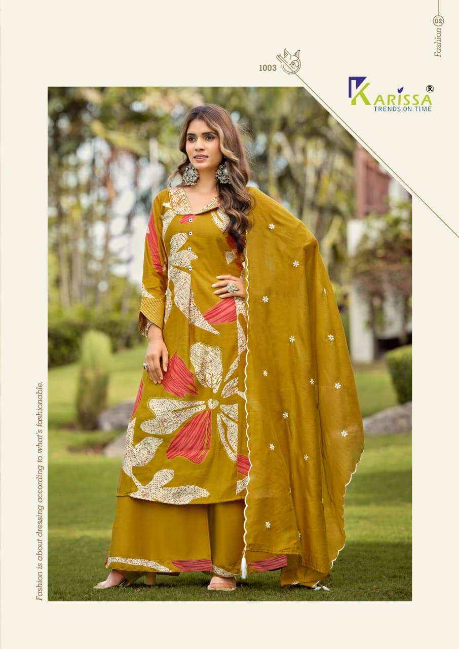 Karissa Kalki Fancy A Line Kurti Bottom Dupatta Set _ Wholesale Factory Rate ( 6 Pcs Catalog )