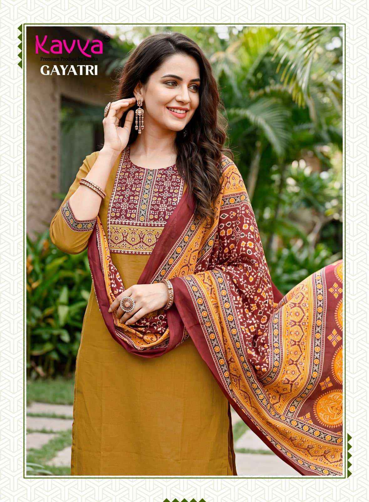 Kavya Gayatri Vol 2 Dhabu Cotton Readymade Suits - Wholesale Market ( 10 Pcs Catalog )