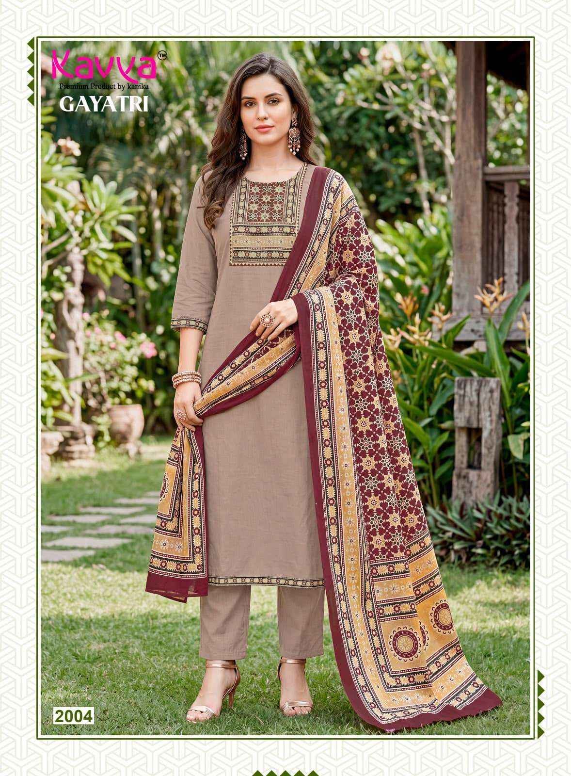 Kavya Gayatri Vol 2 Dhabu Cotton Readymade Suits - Wholesale Market ( 10 Pcs Catalog )