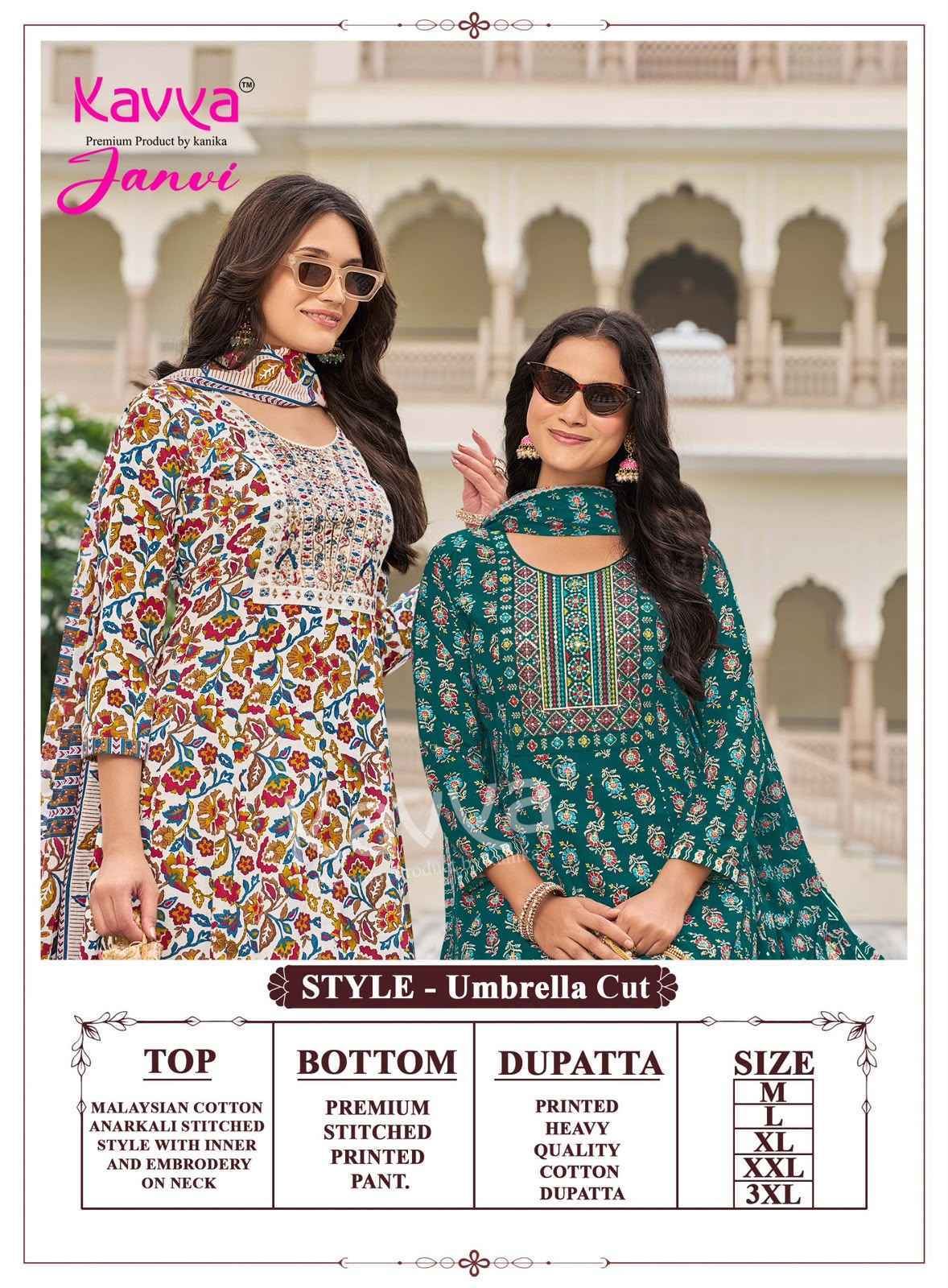 Kavya Janvi Vol 2 Malaysian Cotton Kurti Combo Set Collection _ Wholesale Factory Rate ( 10 Pcs Catalog )