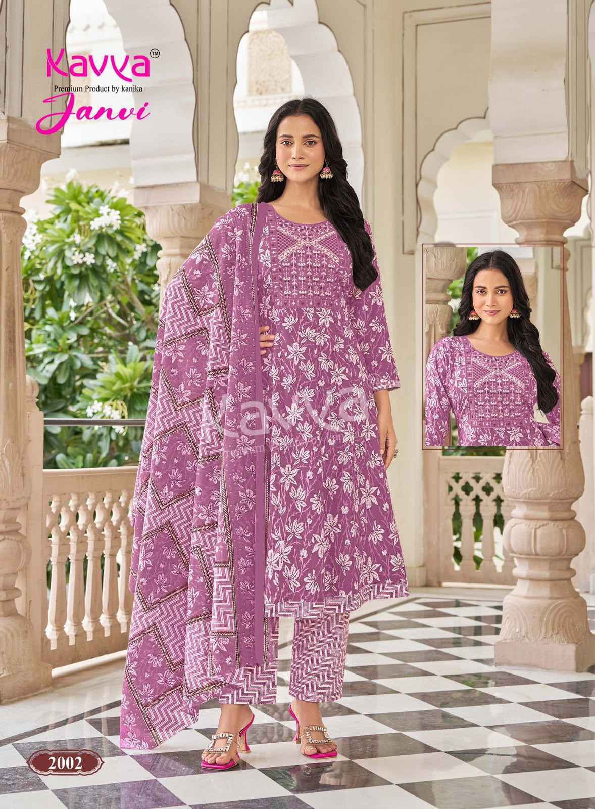 Kavya Janvi Vol 2 Malaysian Cotton Kurti Combo Set Collection _ Wholesale Factory Rate ( 10 Pcs Catalog )