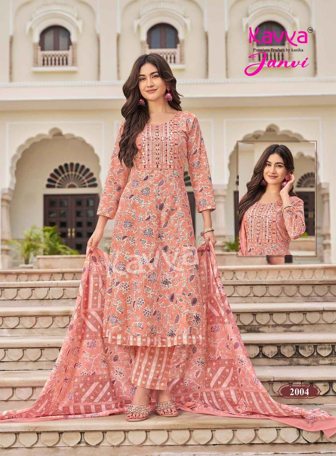 Kavya Janvi Vol 2 Malaysian Cotton Kurti Combo Set Collection _ Wholesale Factory Rate ( 10 Pcs Catalog )