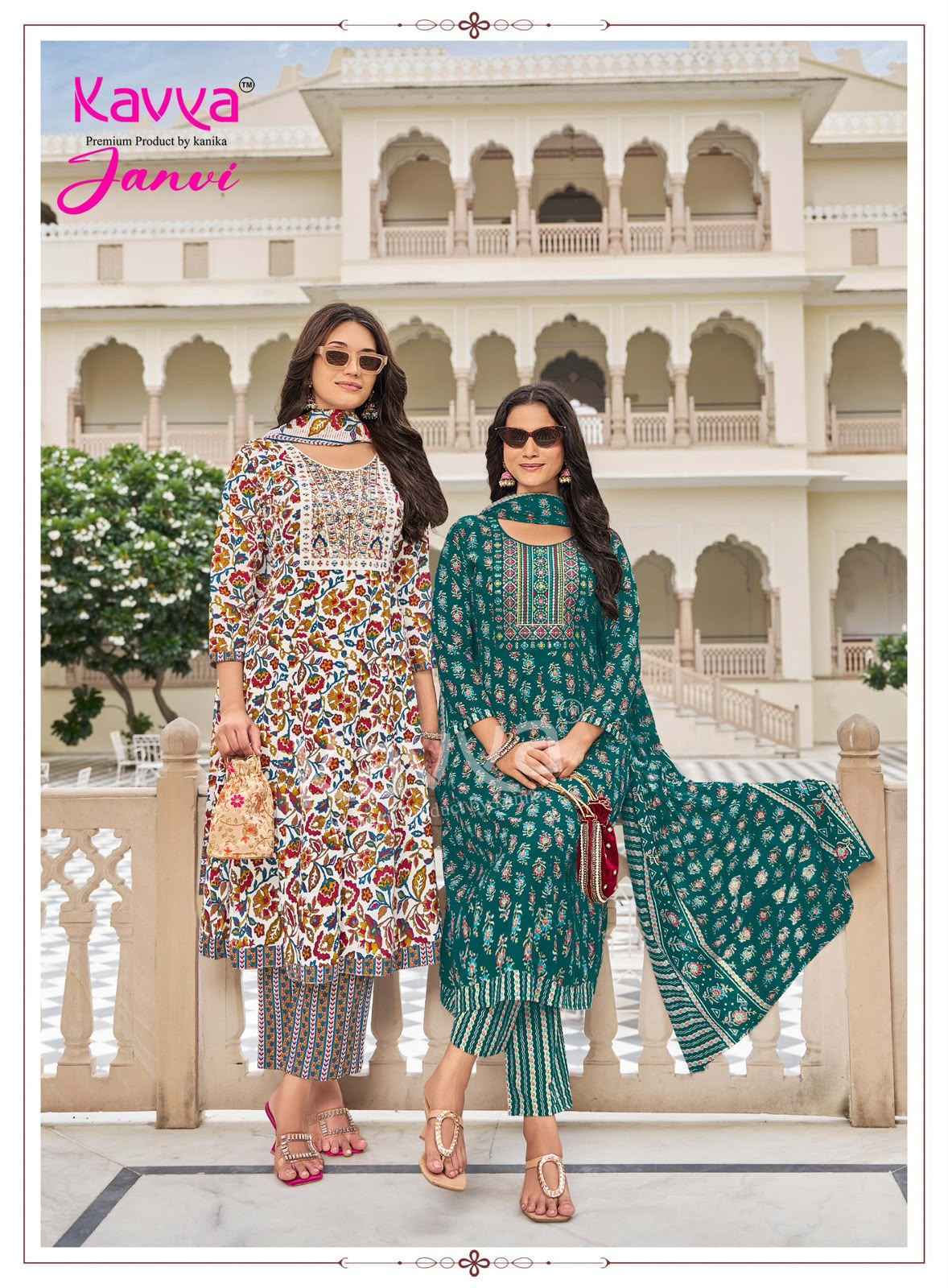 Kavya Janvi Vol 2 Malaysian Cotton Kurti Combo Set Collection _ Wholesale Factory Rate ( 10 Pcs Catalog )