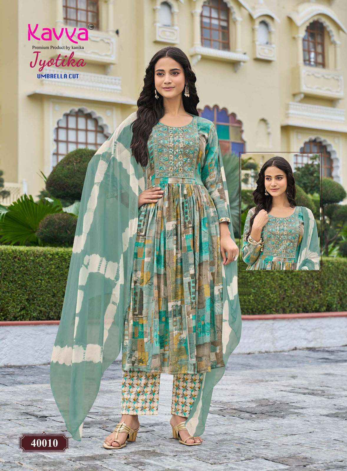 Kavya Jyotika Vol 40 Capsule  Readymade suits - Wholesale Supplier Surat ( 10 Pcs Catalog )