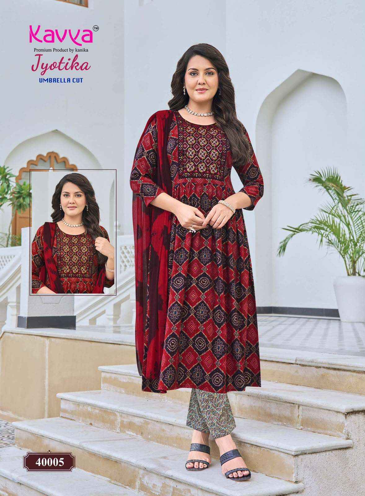 Kavya Jyotika Vol 40 Capsule  Readymade suits - Wholesale Supplier Surat ( 10 Pcs Catalog )