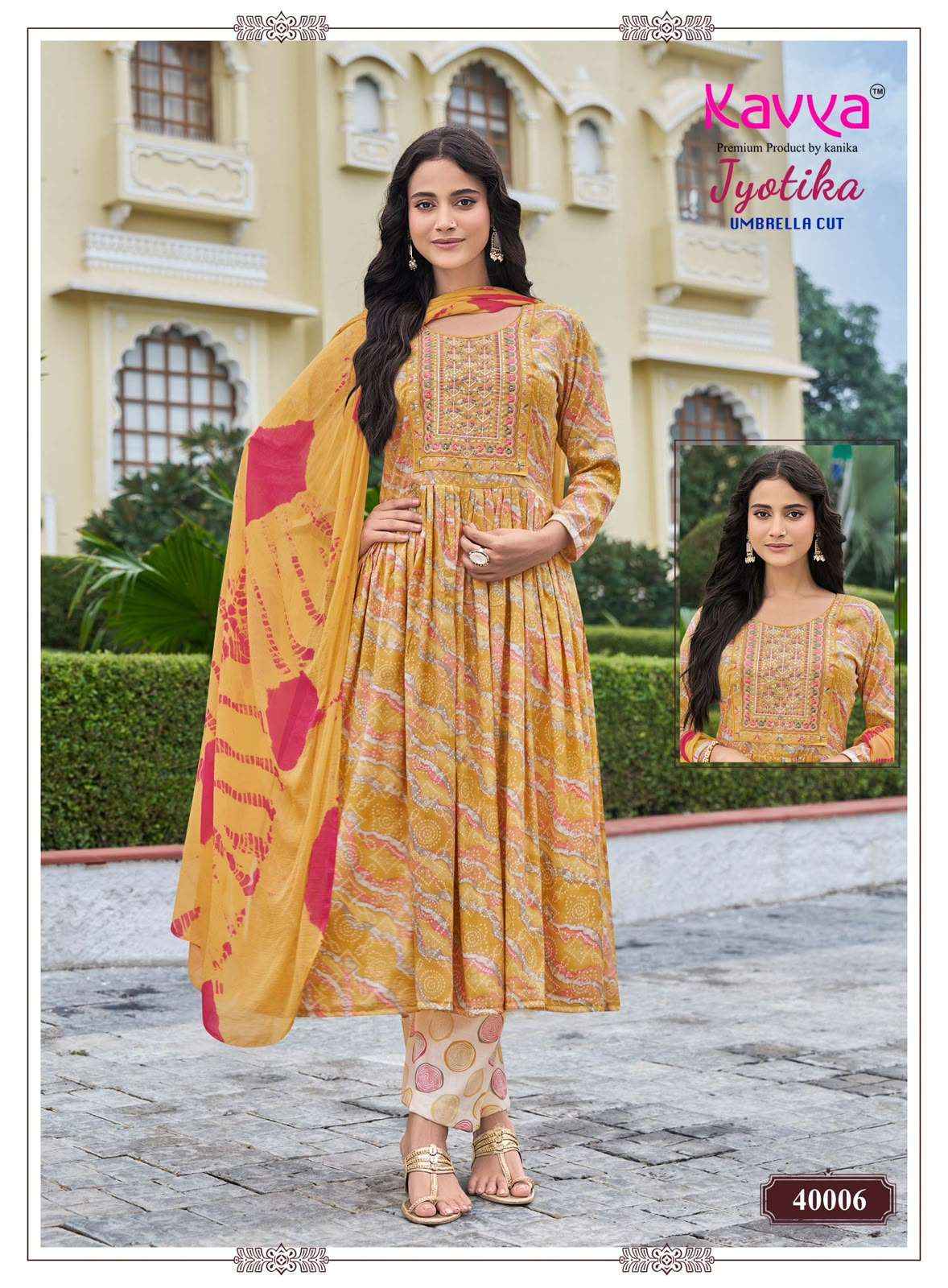 Kavya Jyotika Vol 40 Capsule  Readymade suits - Wholesale Supplier Surat ( 10 Pcs Catalog )
