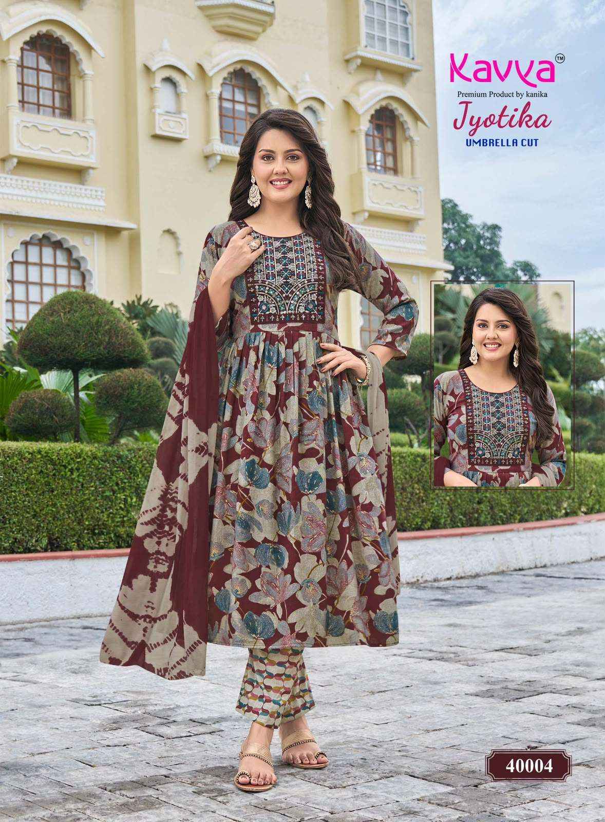 Kavya Jyotika Vol 40 Capsule  Readymade suits - Wholesale Supplier Surat ( 10 Pcs Catalog )