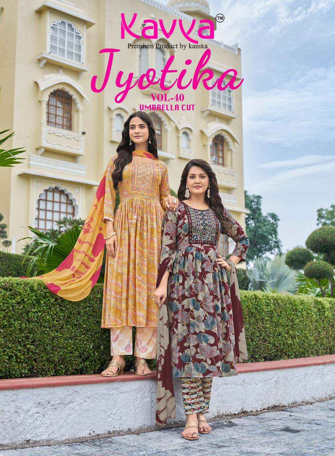 Kavya Jyotika Vol 40 Capsule  Readymade suits - Wholesale Supplier Surat ( 10 Pcs Catalog )