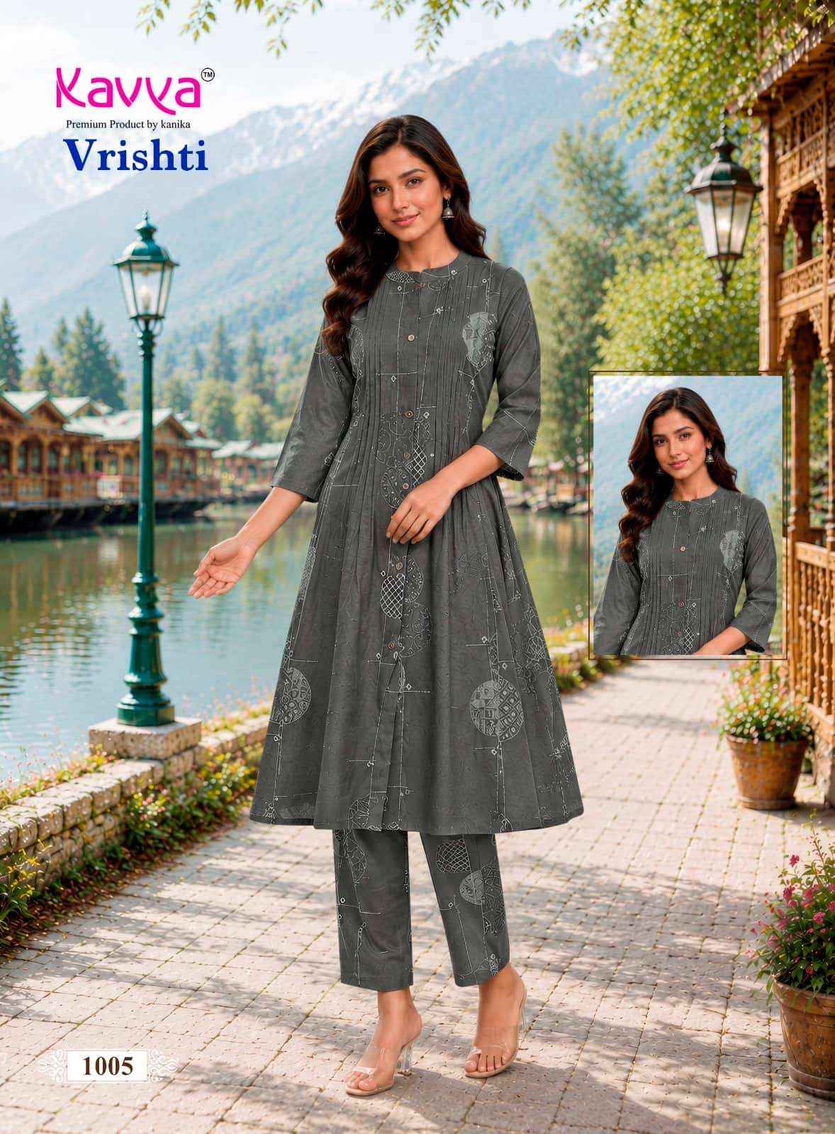 Kavya Vrishti - wholesale kurti market in surat with price ( 10 Pcs Catalog )