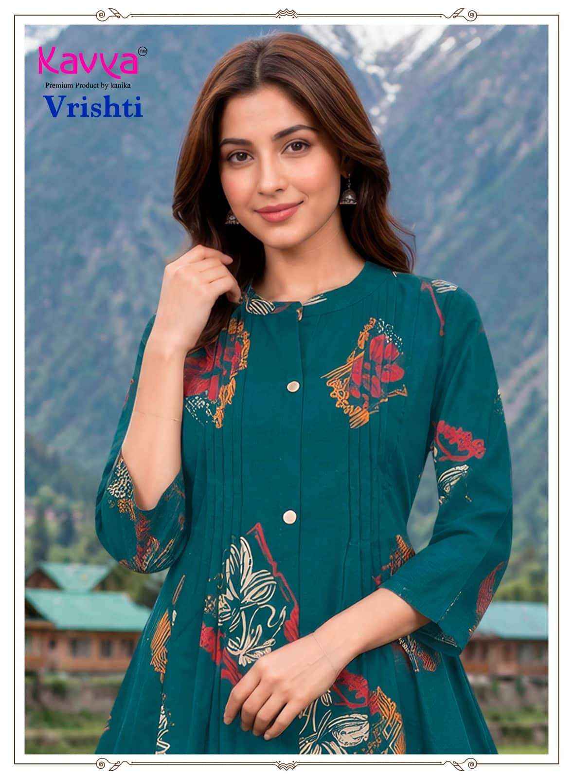 Kavya Vrishti - wholesale kurti market in surat with price ( 10 Pcs Catalog )