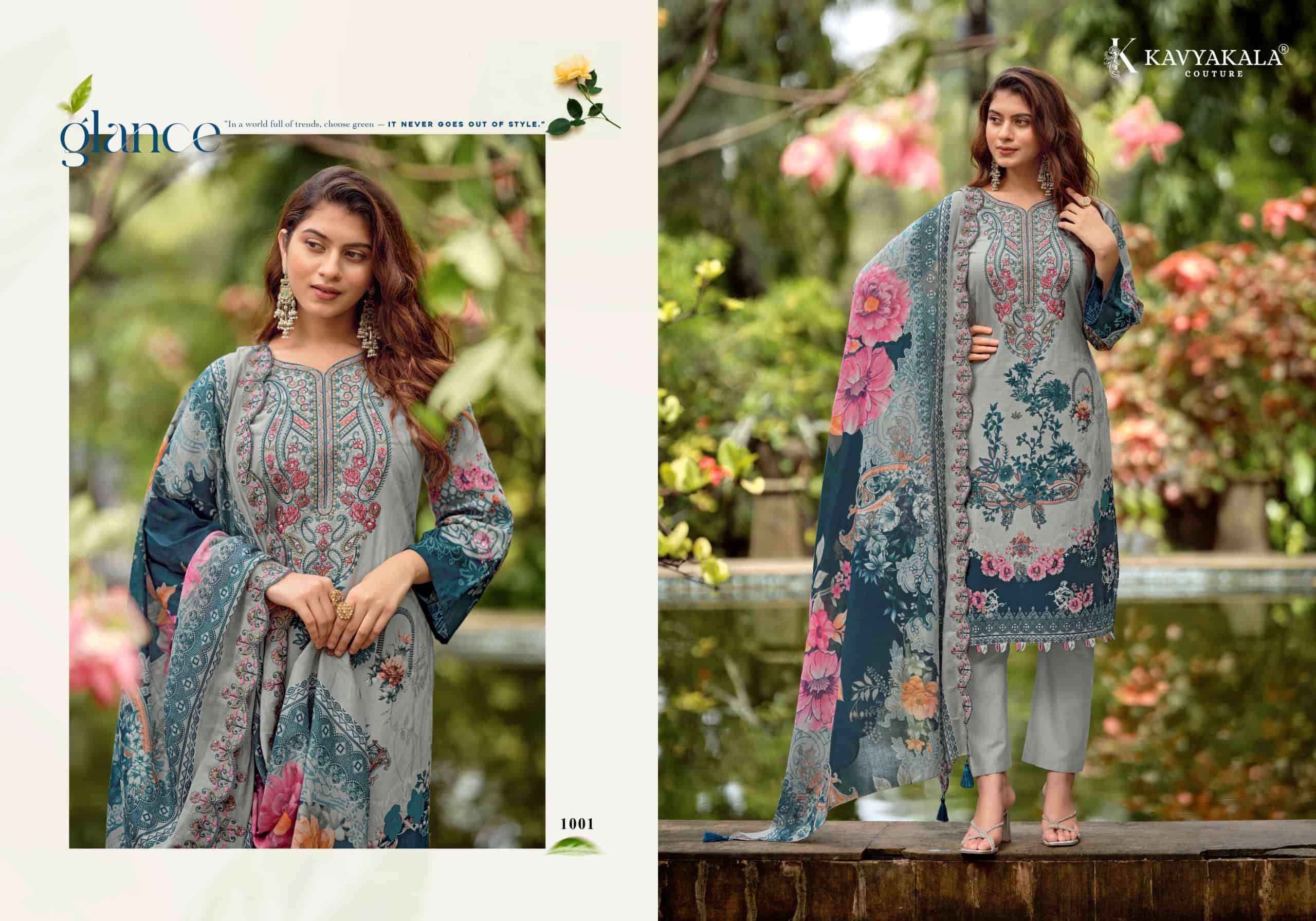 Kavyakala Anarkali Vol 26 Fancy Lawn Cotton Dress Material Wholesale Price ( 8 Pcs Catalog )