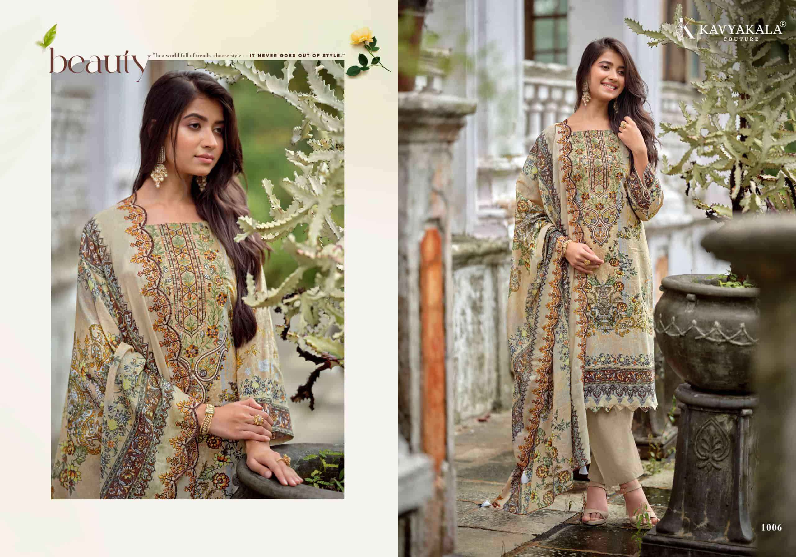 Kavyakala Anarkali Vol 26 Fancy Lawn Cotton Dress Material Wholesale Price ( 8 Pcs Catalog )