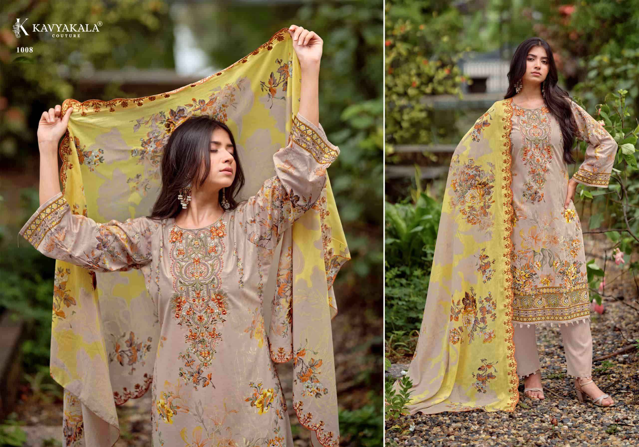 Kavyakala Anarkali Vol 26 Fancy Lawn Cotton Dress Material Wholesale Price ( 8 Pcs Catalog )
