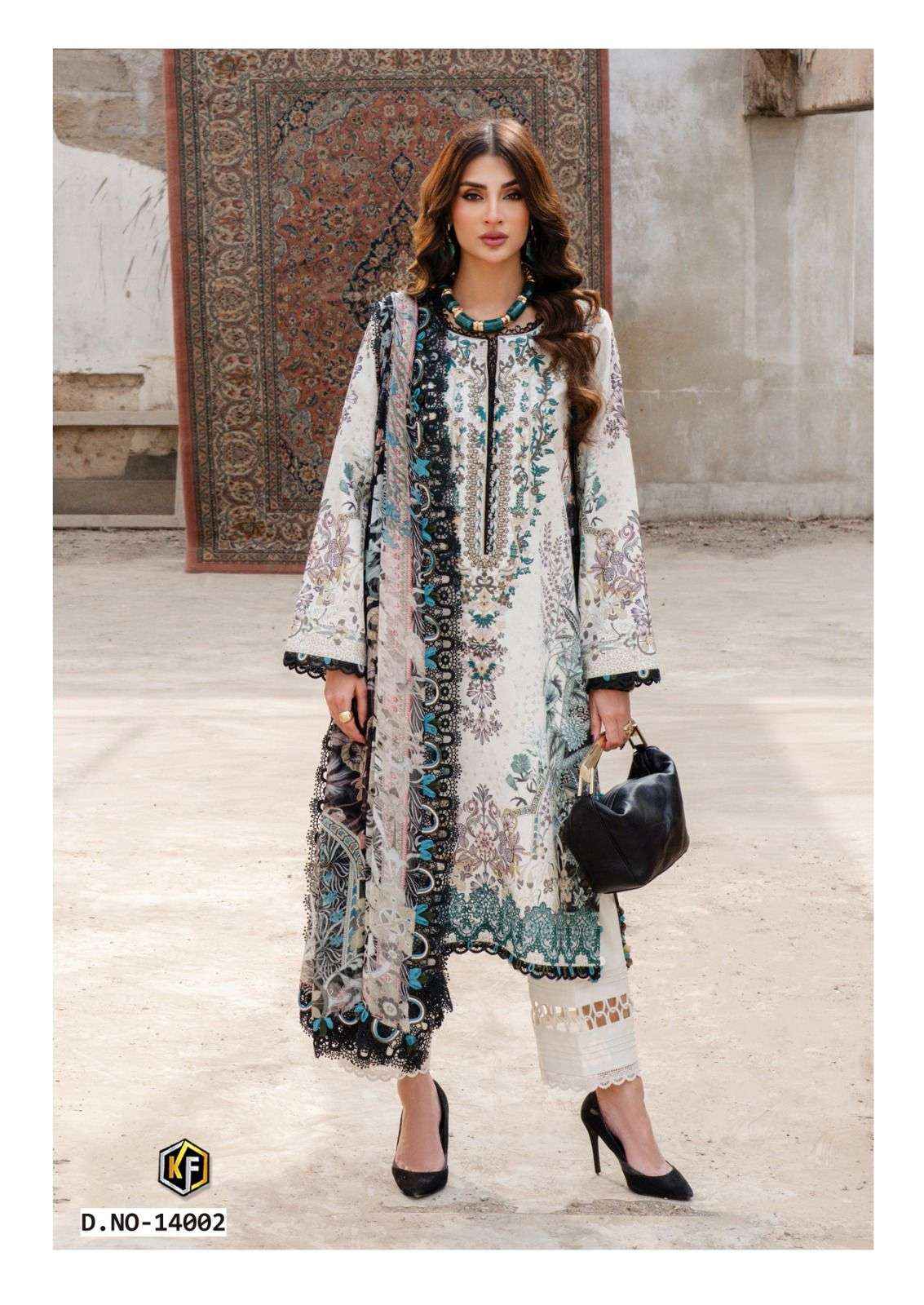 KEVAL FAB RANGREZ VOL 14 COTTON DIGITAL PRINTS DRESS MATERIAL _ WHOLESALE FACTORY RATE ( 6 PCS CATALOG )
