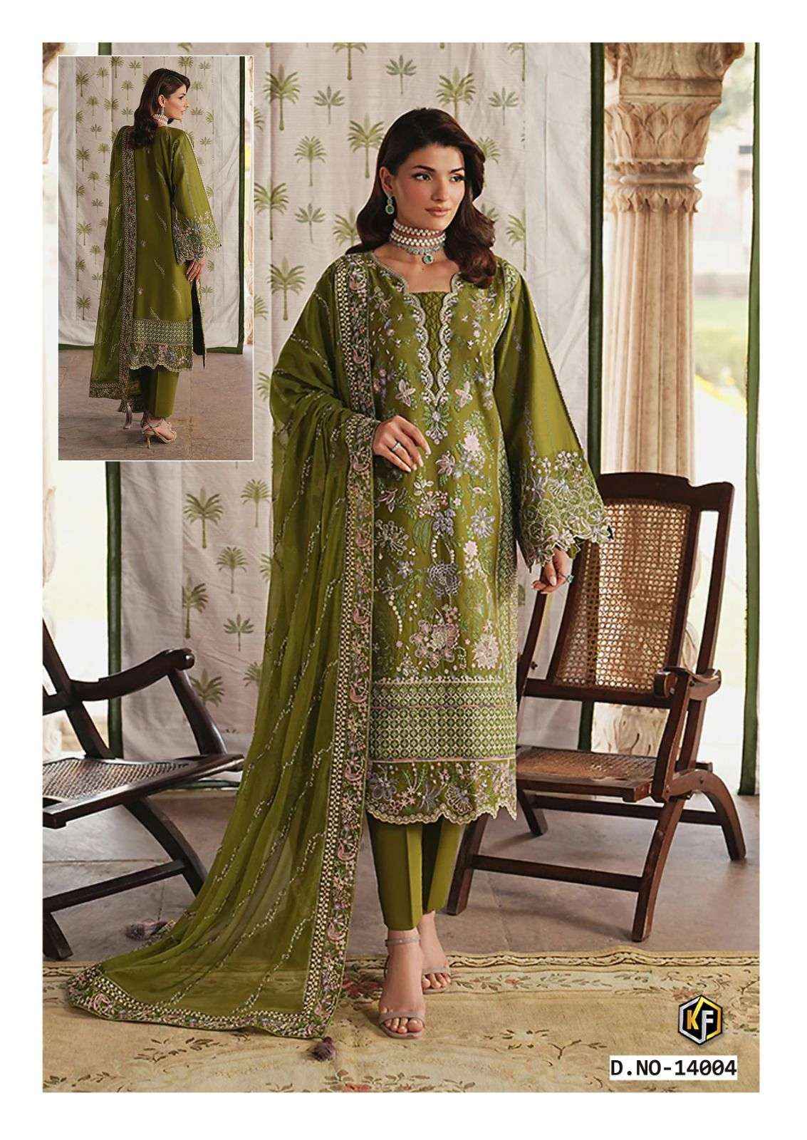 KEVAL FAB RANGREZ VOL 14 COTTON DIGITAL PRINTS DRESS MATERIAL _ WHOLESALE FACTORY RATE ( 6 PCS CATALOG )