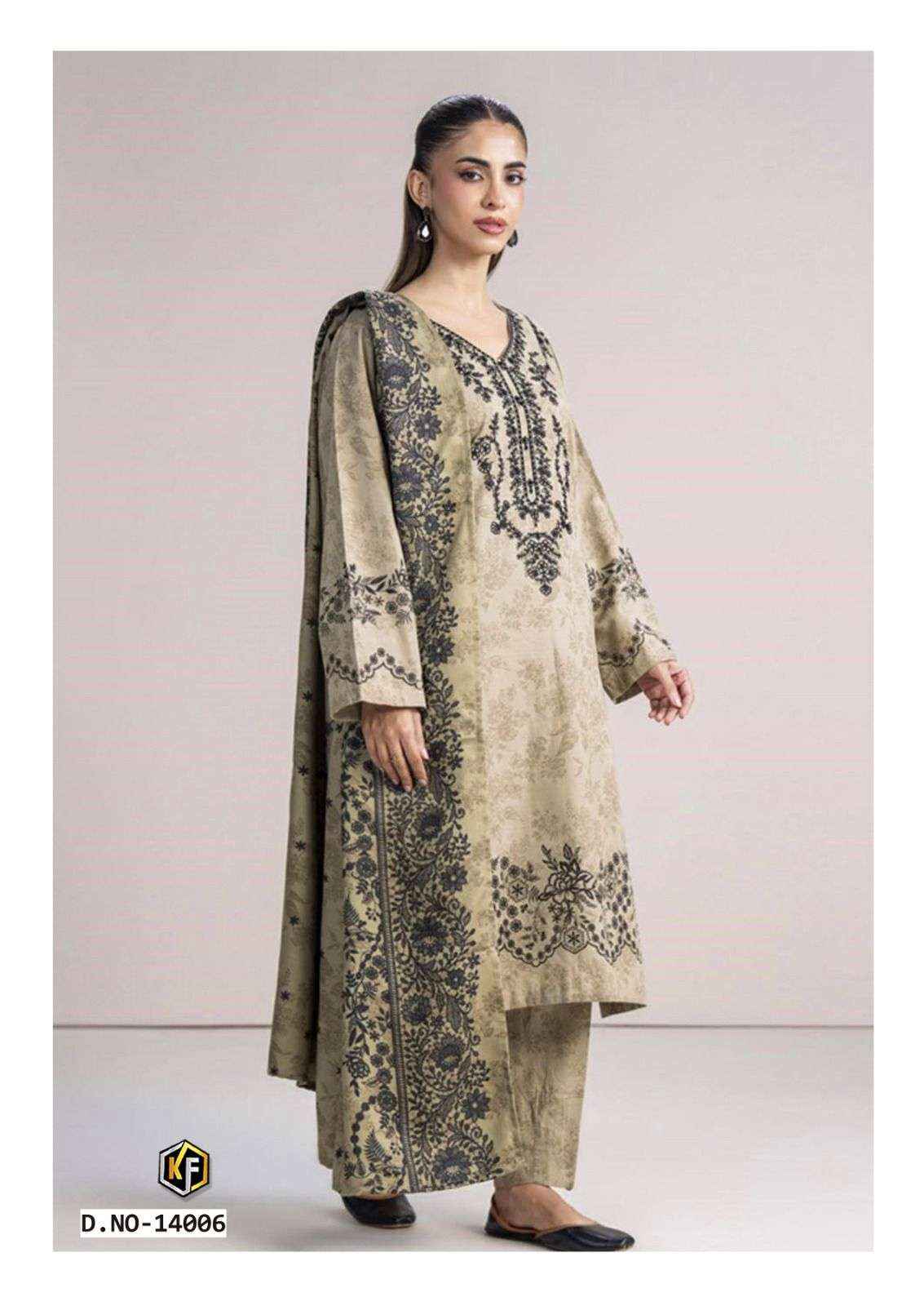 KEVAL FAB RANGREZ VOL 14 COTTON DIGITAL PRINTS DRESS MATERIAL _ WHOLESALE FACTORY RATE ( 6 PCS CATALOG )