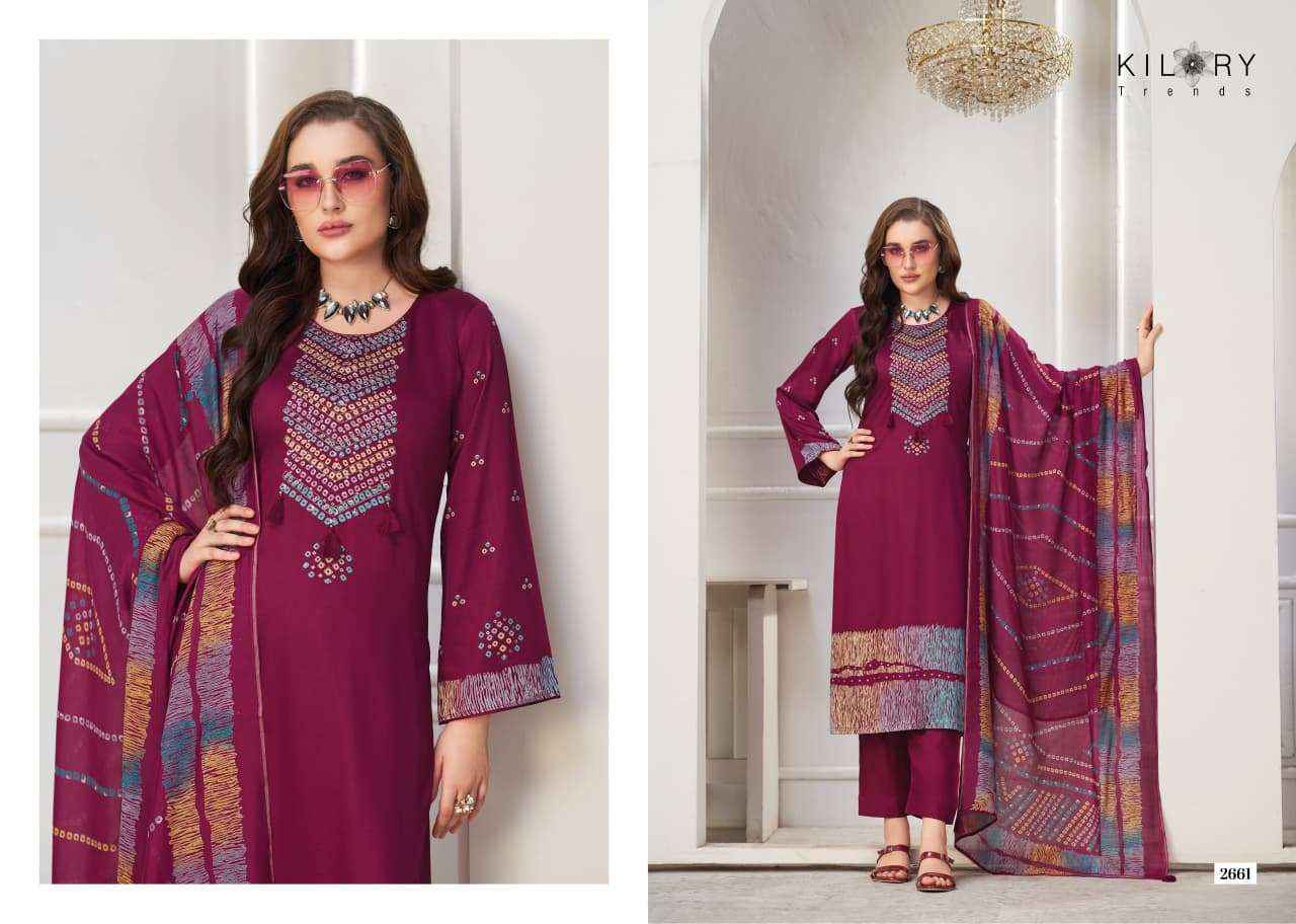 Kilory Juggni Pure Gajji Silk Designer Ladies Dress Material _ Wholesale Factory Rate ( 4 Pcs Catalog )
